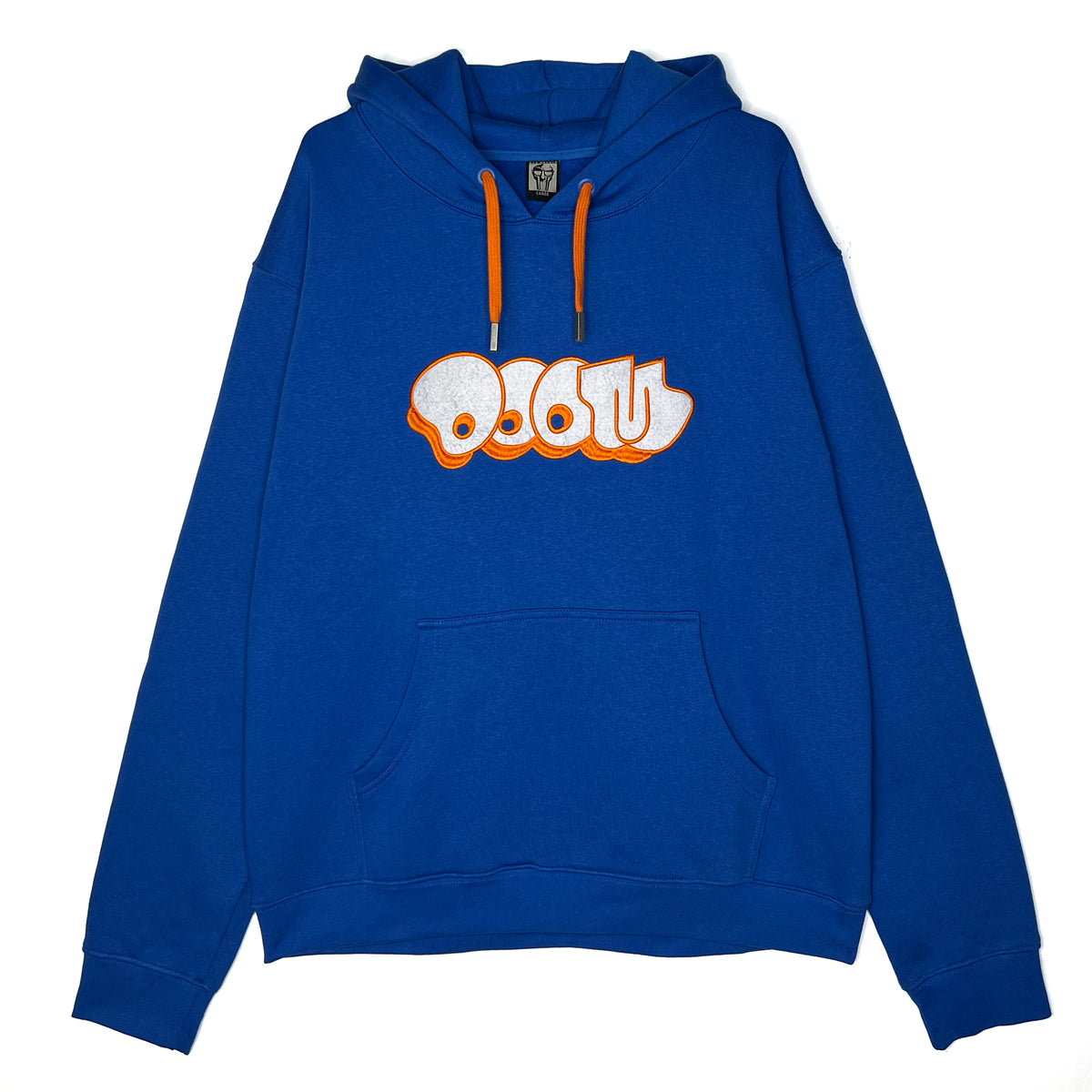 diffused blue hoodie