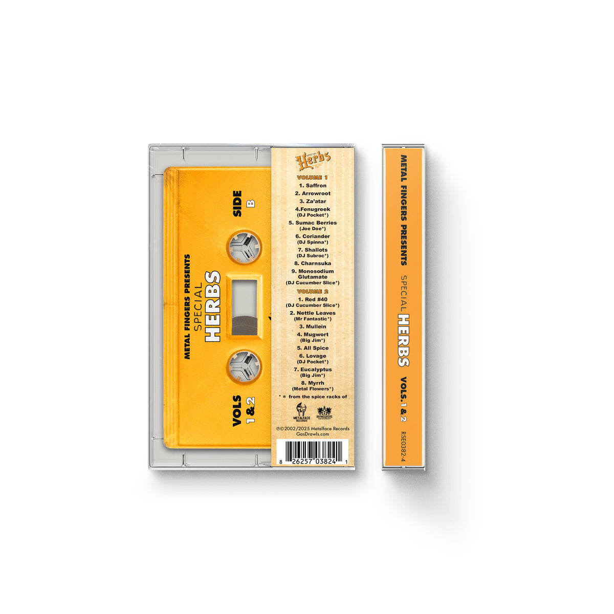Metal Fingers Presents: Special Herbs Vol. 1 & 2 (Cassette) – GAS