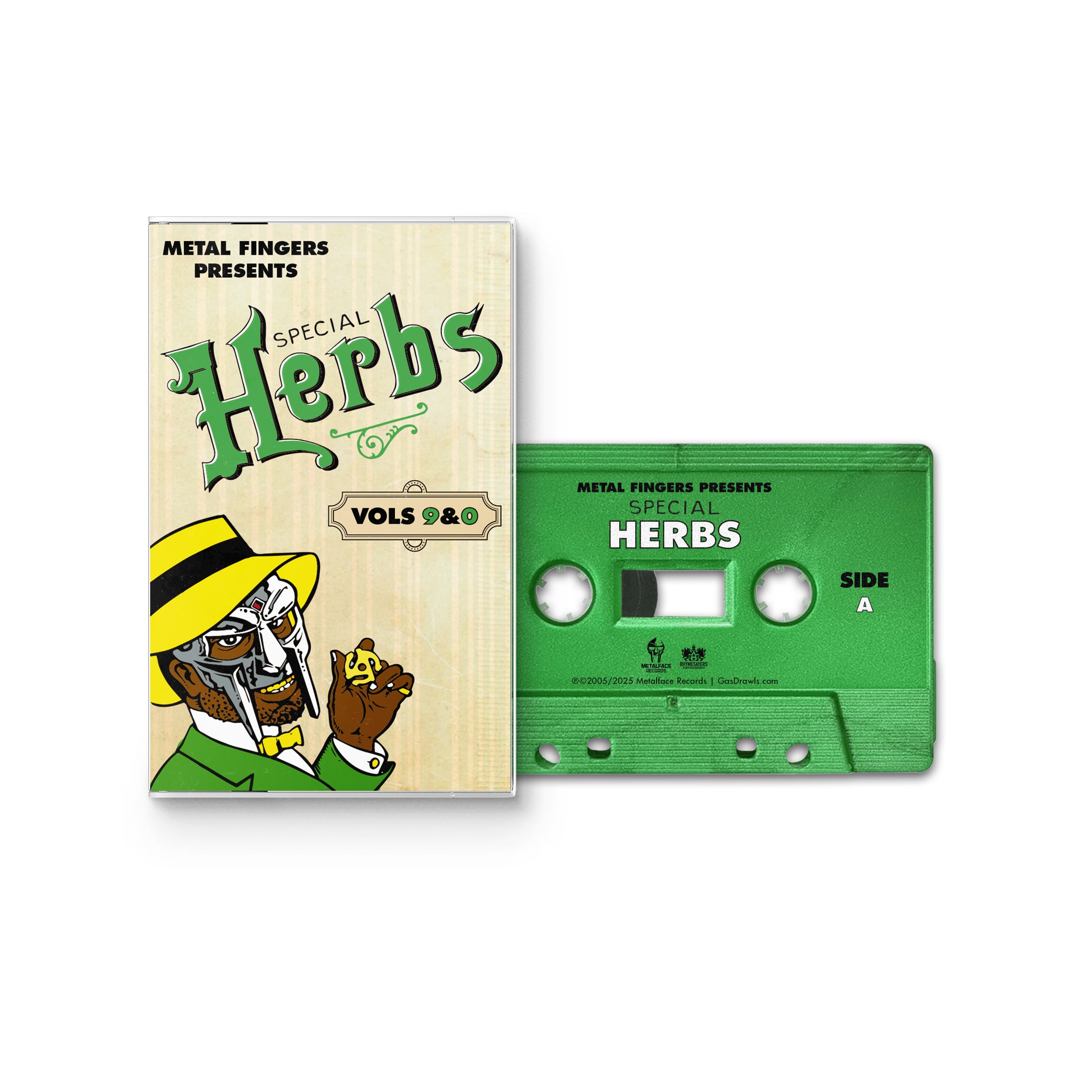 Metal Fingers Presents: Special Herbs Vol. 9 & 0 (Cassette) – GAS