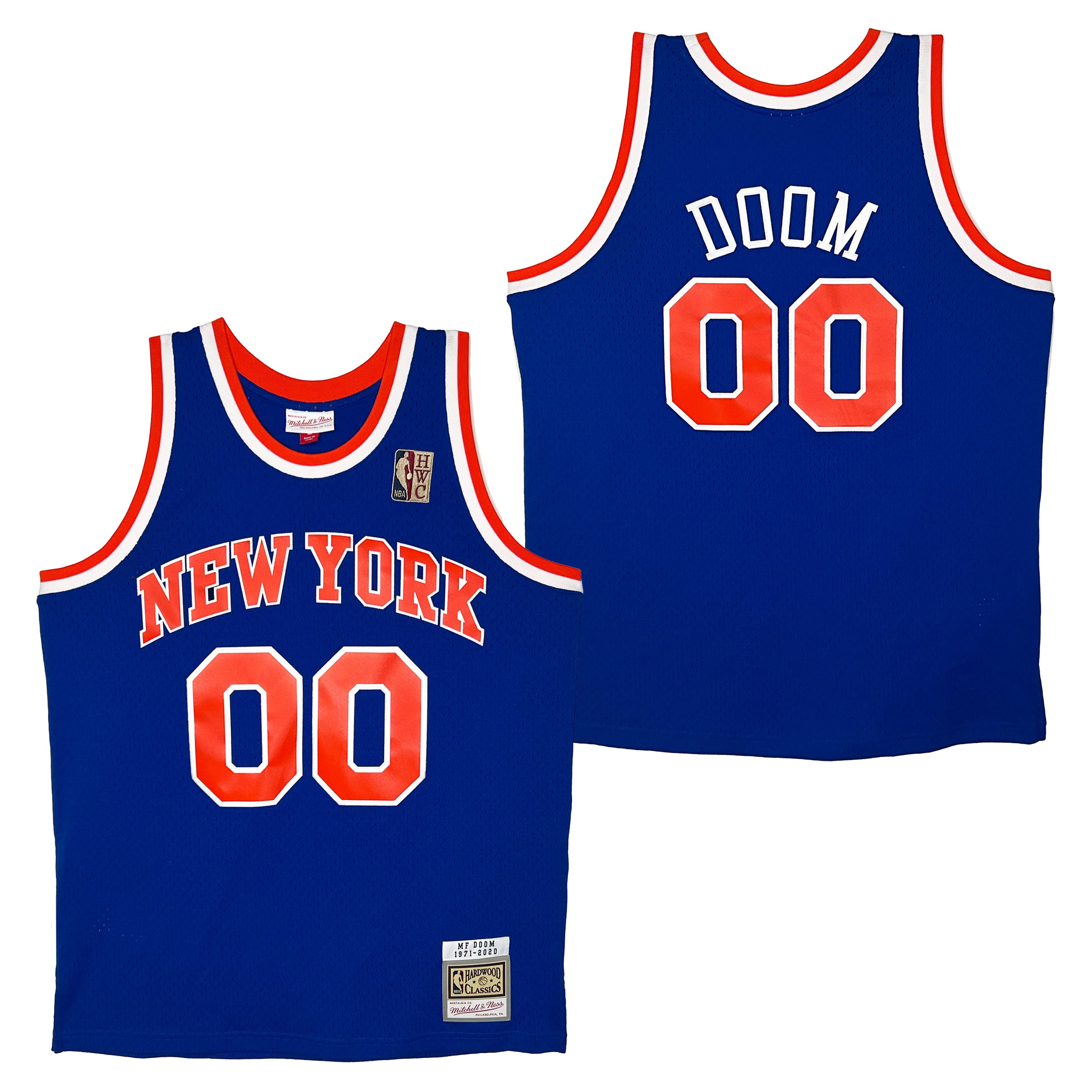 DOOMSDAY 2025: Mitchell & Ness Knicks Jersey - Blue – GAS DRAWLS