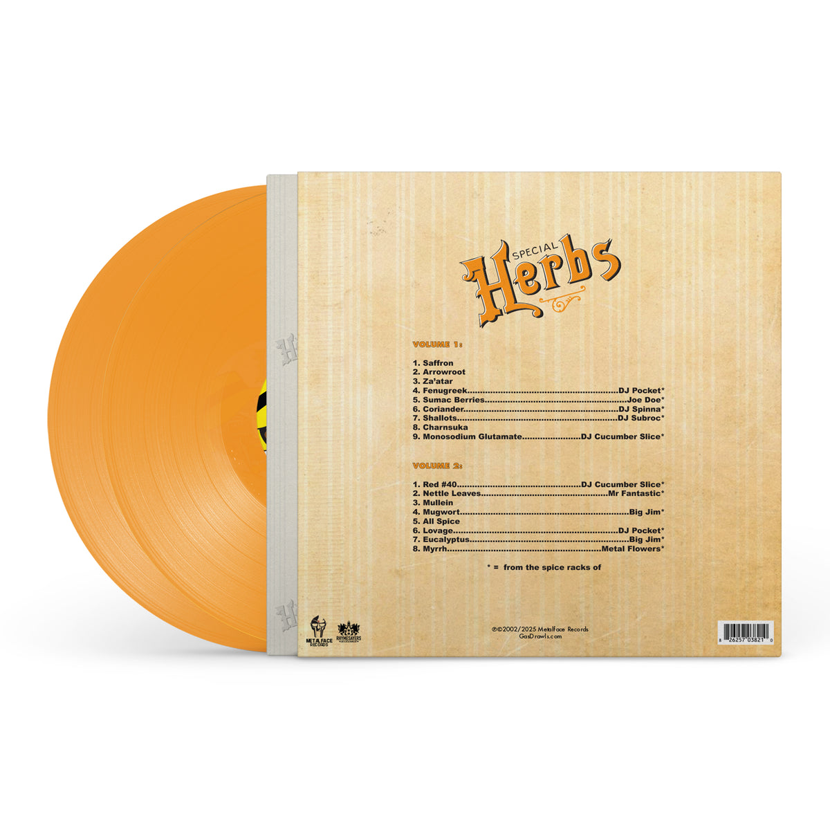 Metal Fingers Presents: Special Herbs Vol. 1 & 2 (Vinyl