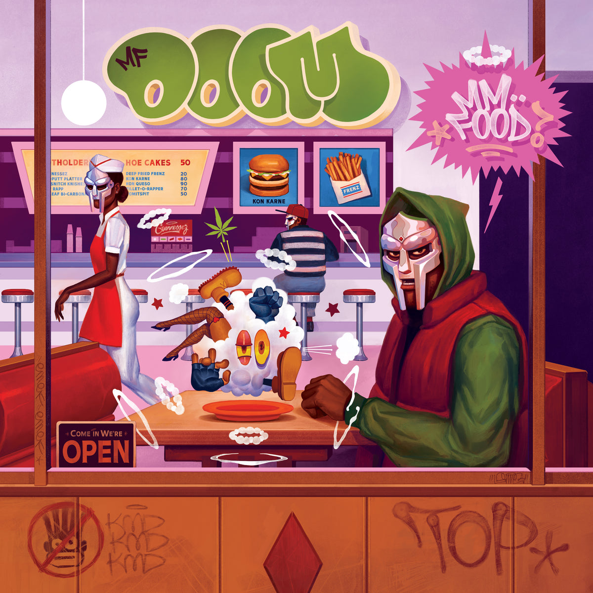 MF DOOM - Food アート Our limited edition archival MF DOOM MM..FOOD print is live