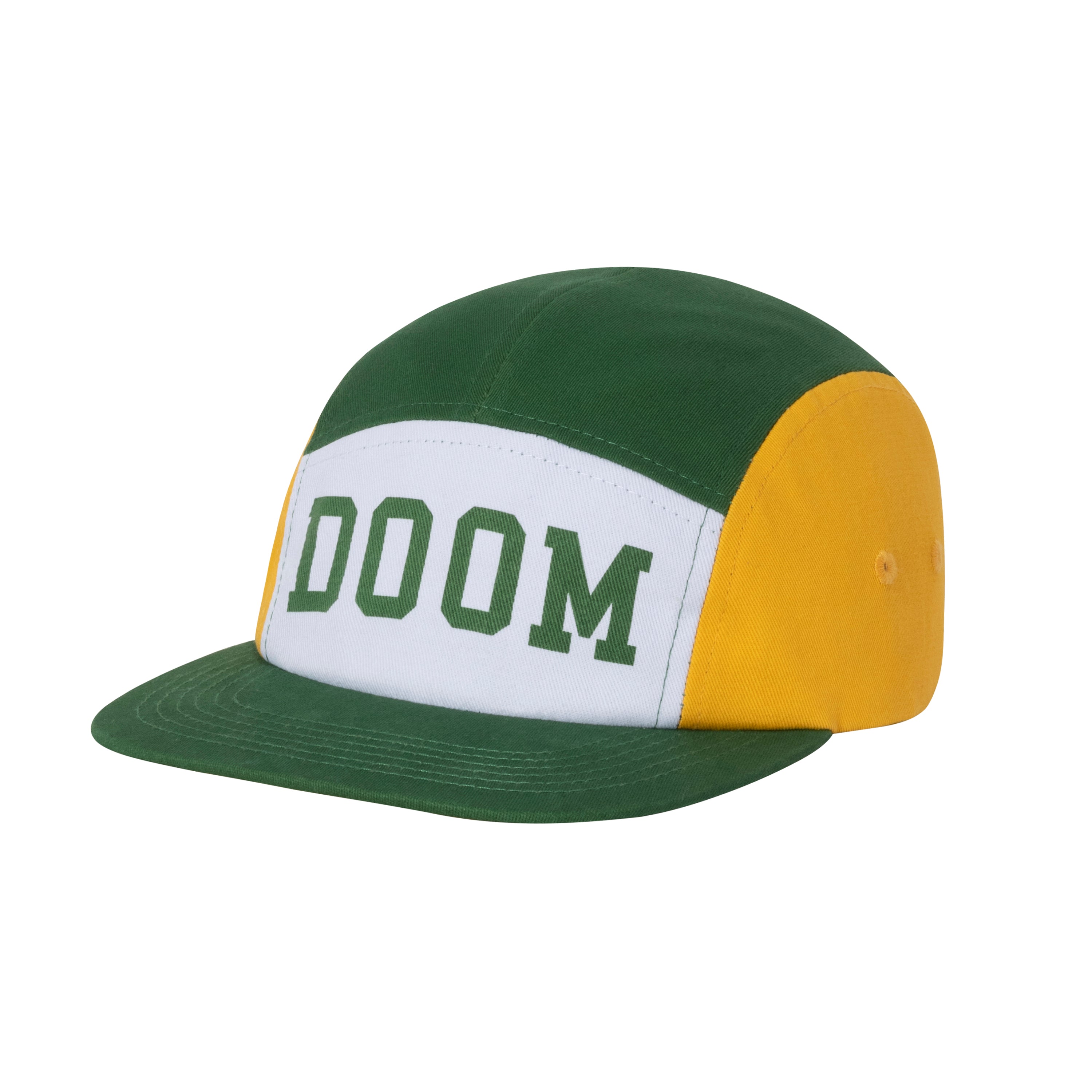 DOOM Color Block Hat - Green/Yellow – GAS DRAWLS