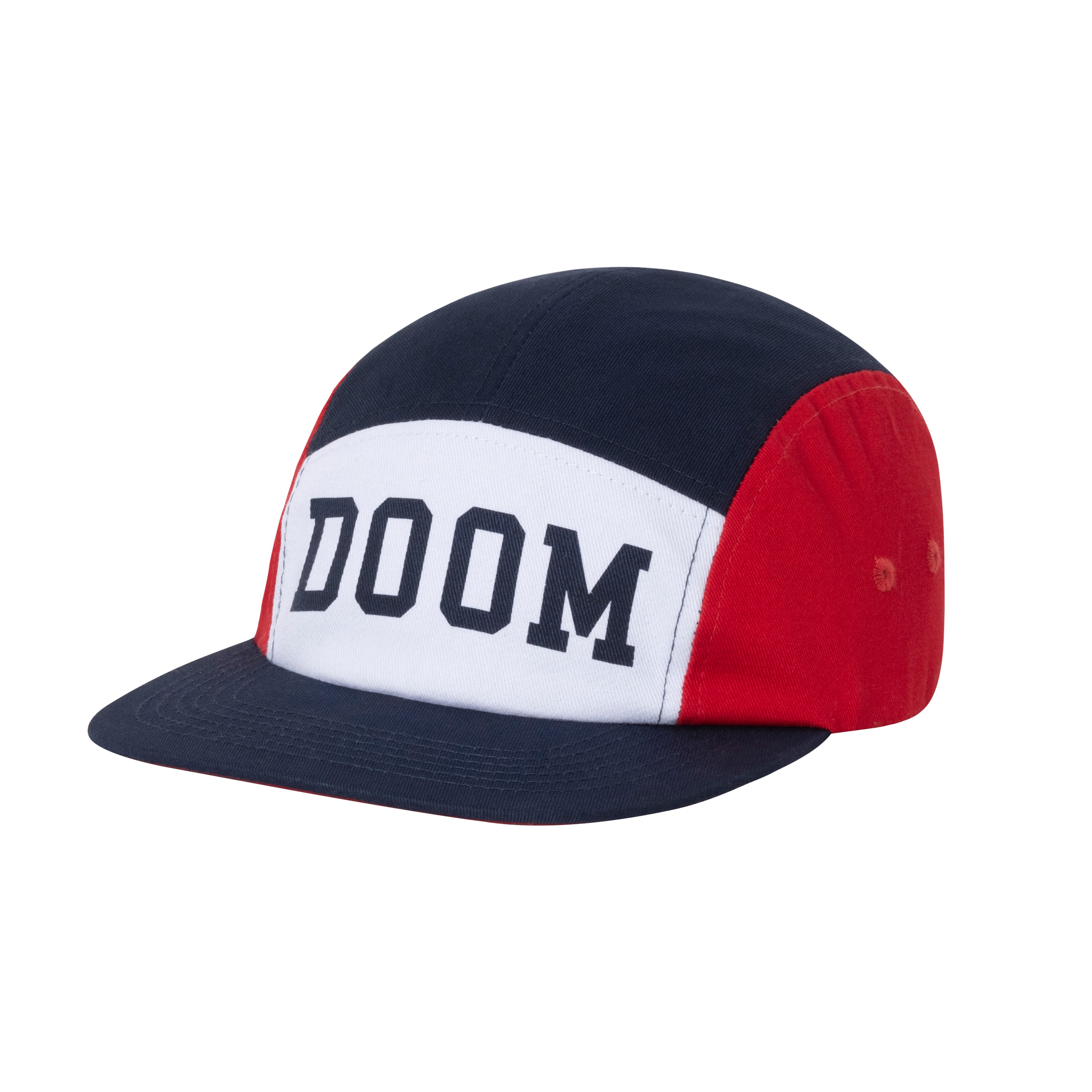 DOOM Color Block Hat - Navy/Red – GAS DRAWLS