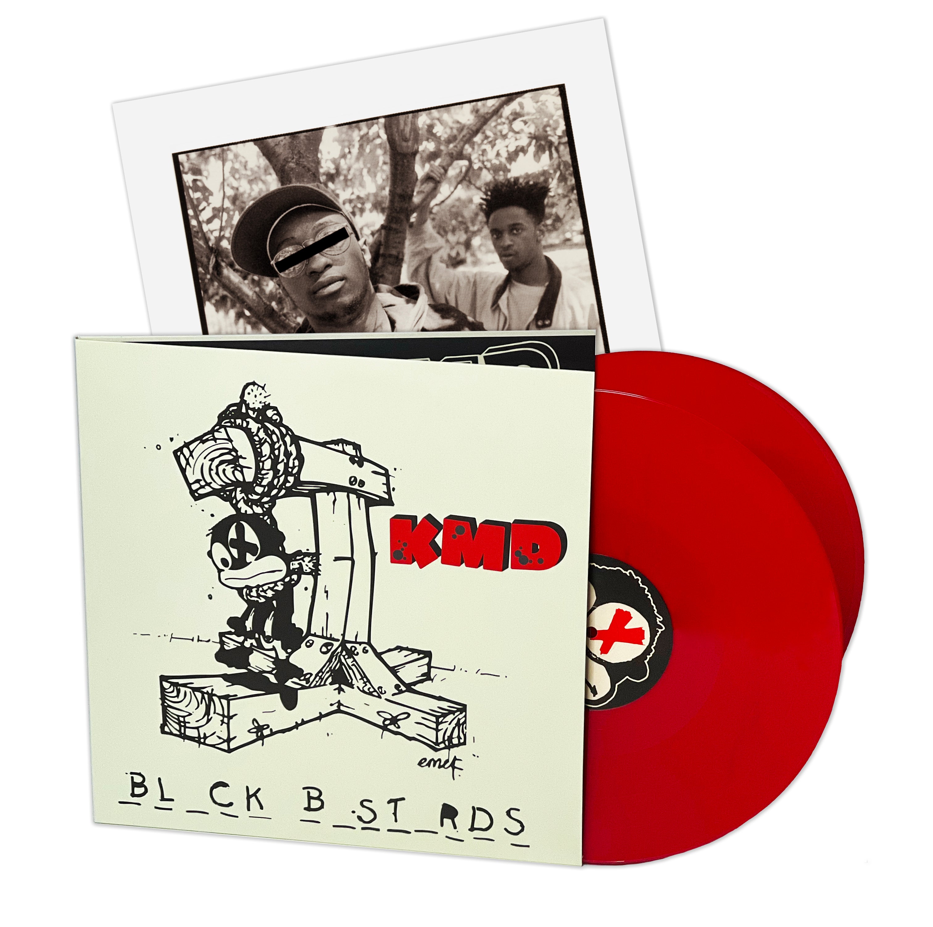 KMD - BLACK BASTARDS (Red Vinyl) – GAS DRAWLS