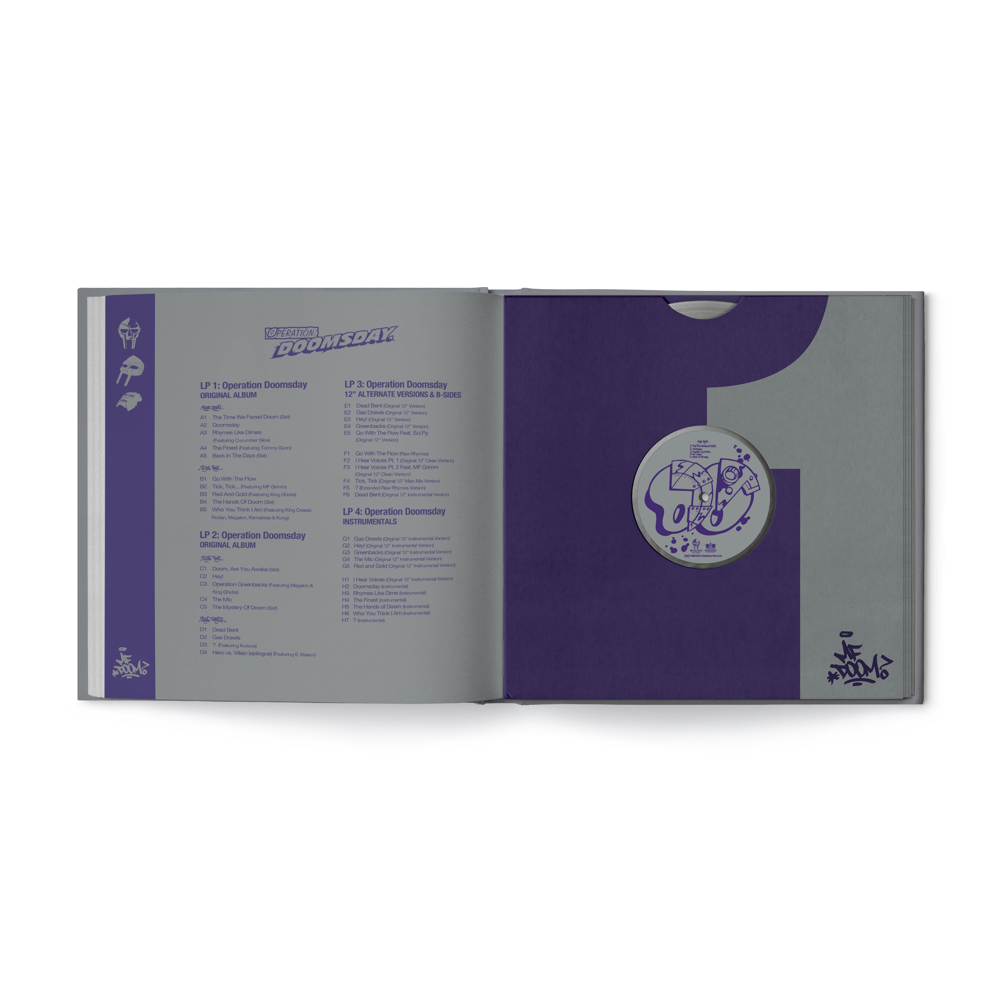 本日限定値下げ！Operation: Doomsday 限定CD BOXセット！ MF DOOM Operation Doomsday Lunchbox Edition RARE CD & Cards - NM+