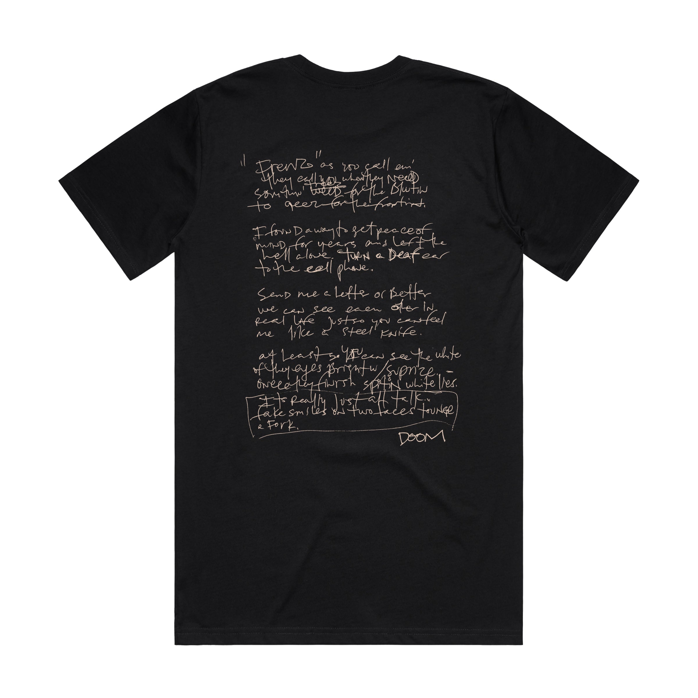 The Note Books Shirt - Black