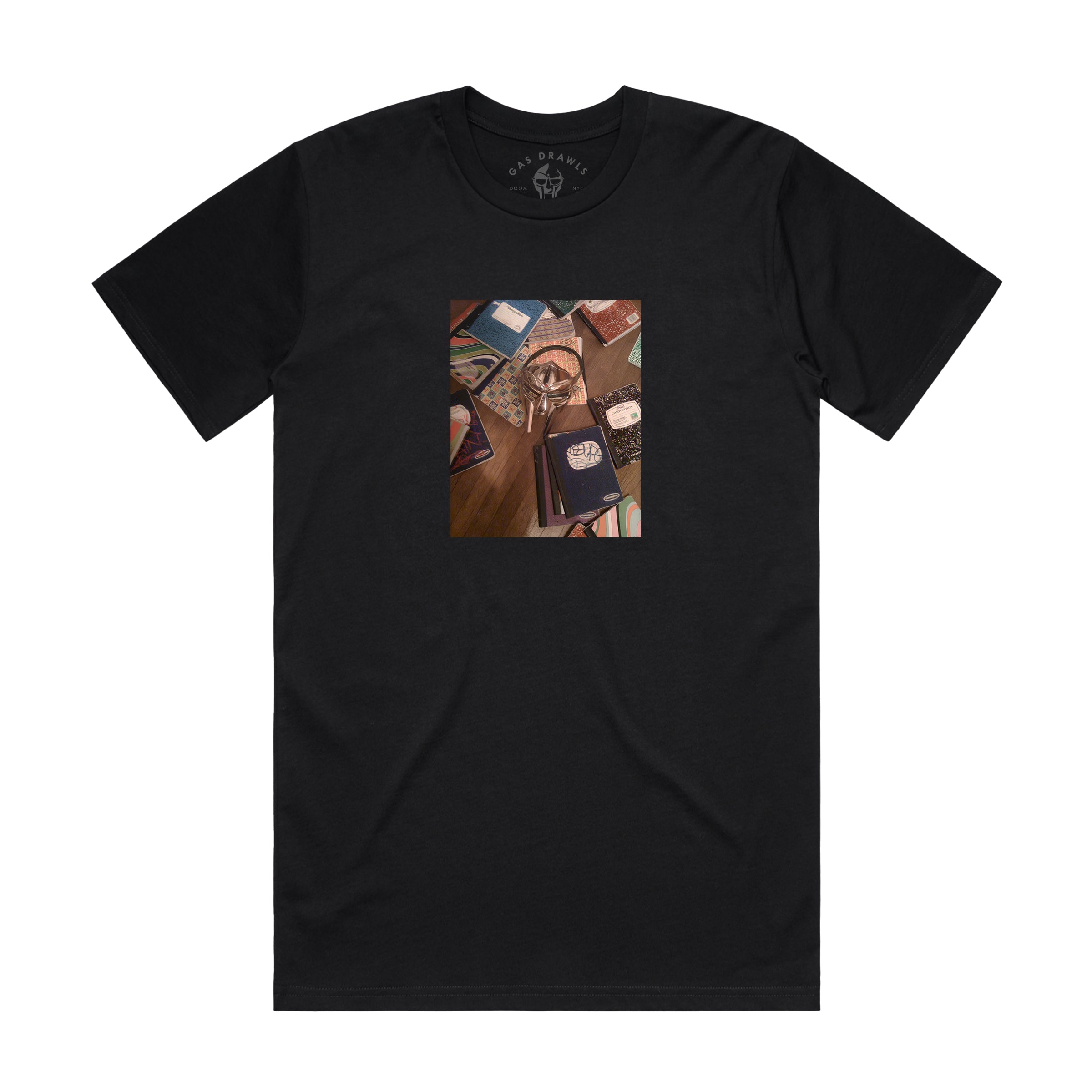 The Note Books Shirt - Black – GAS DRAWLS