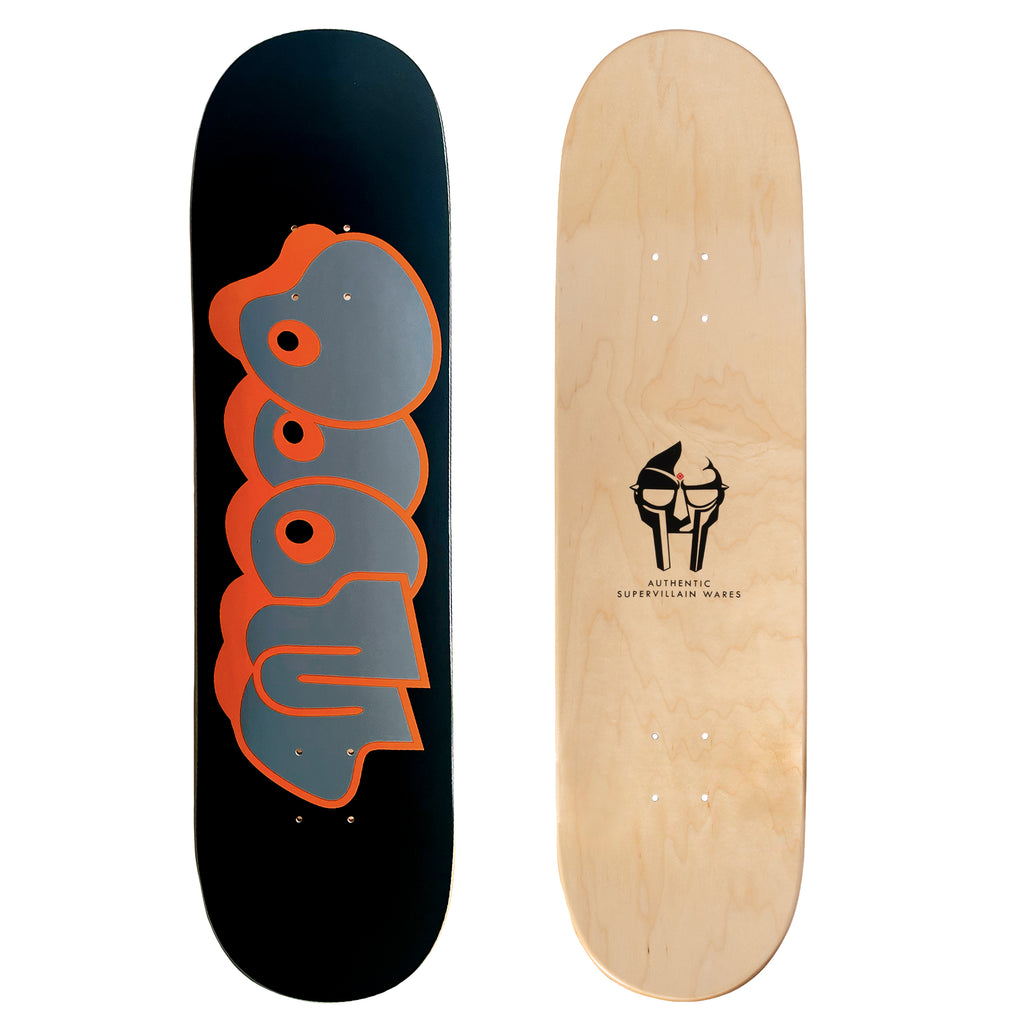 THROW SKATE DECK - BLACK