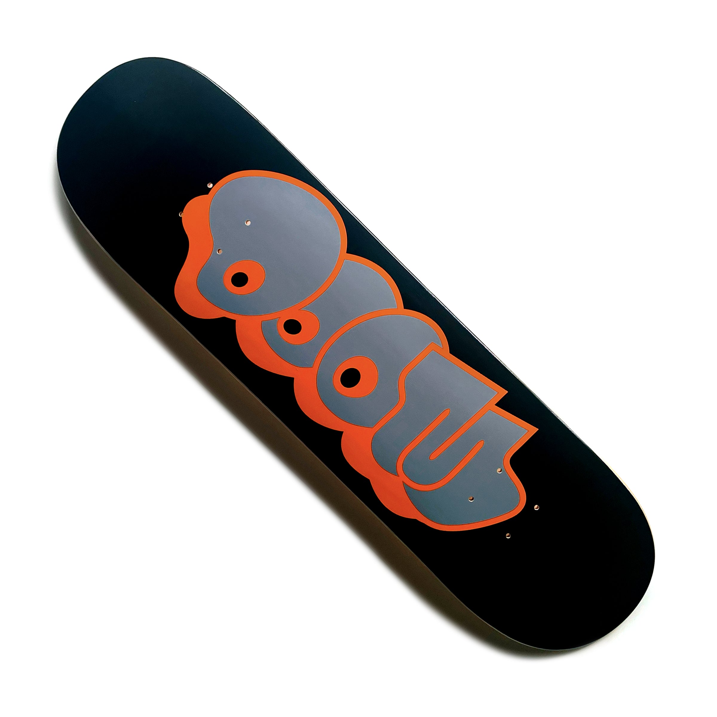 THROW SKATE DECK - BLACK
