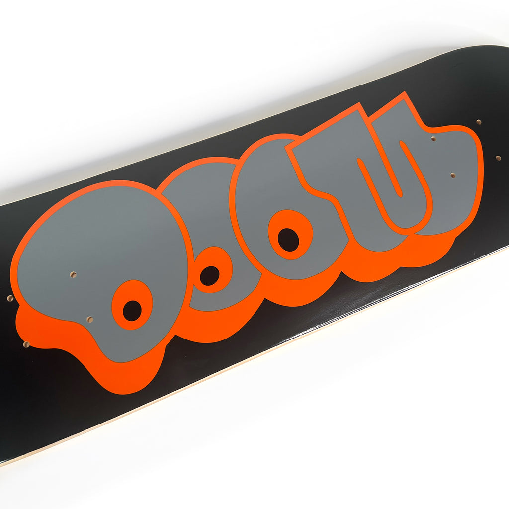 THROW SKATE DECK - BLACK