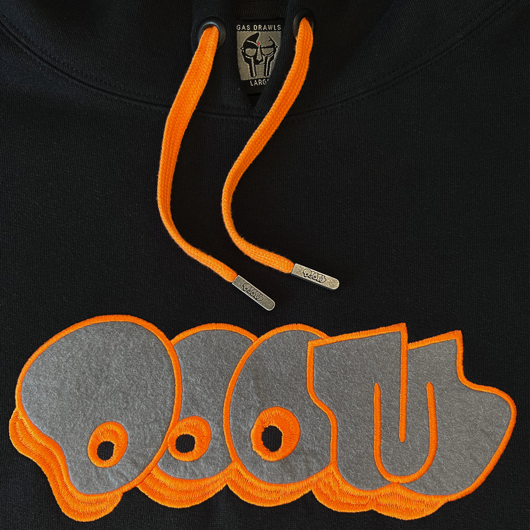 THROW HOODIE - BLACK – GASDRAWLS