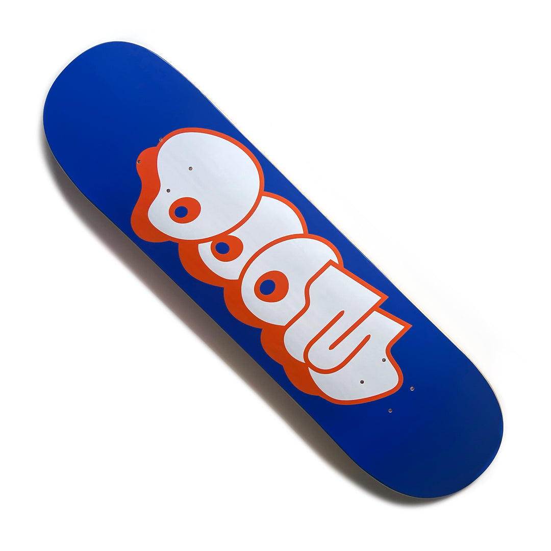 THROW SKATE DECK - BLUE – GAS DRAWLS