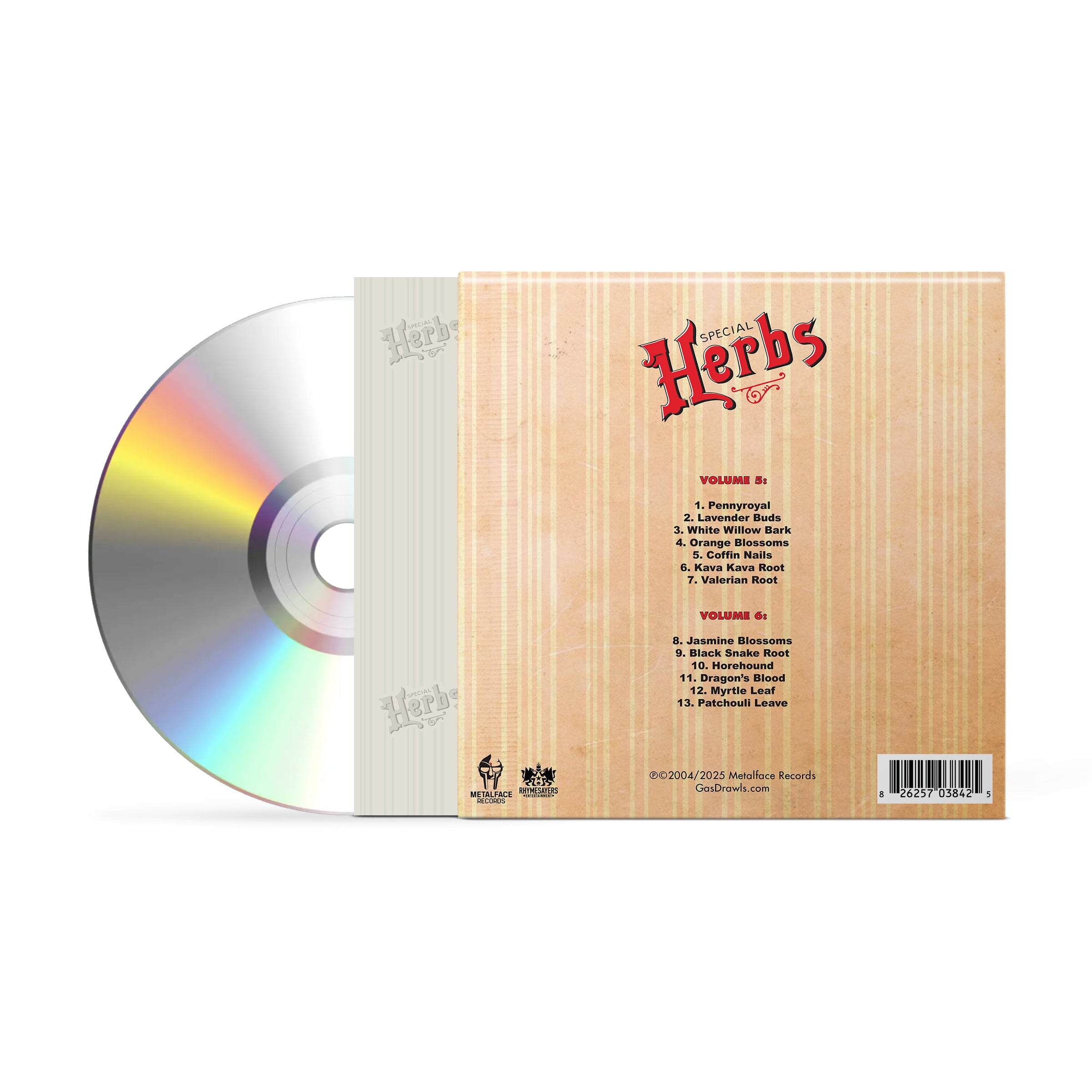 Metal Fingers Presents: Special Herbs Vol. 5 & 6 (CD) – GAS DRAWLS