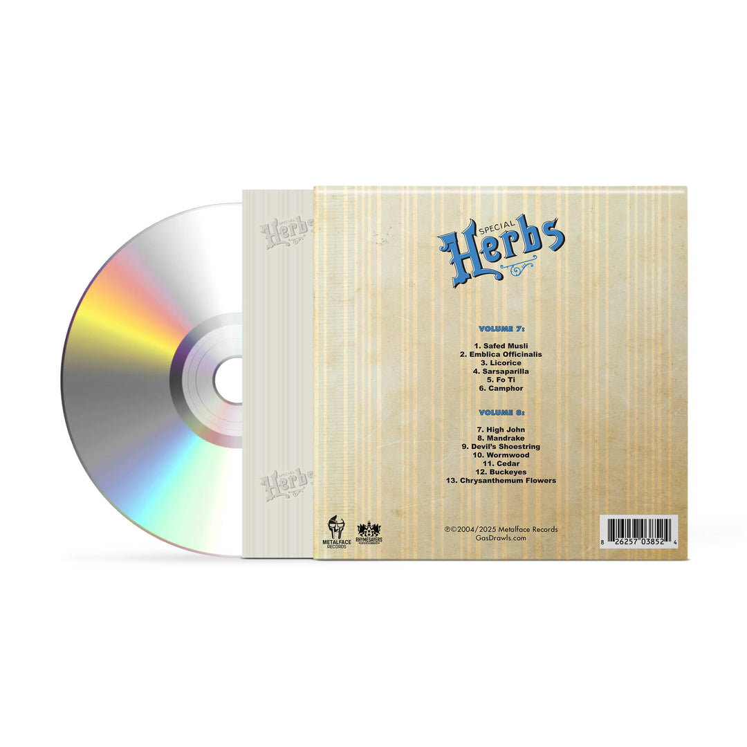 激レア L FINGERS SPECIAL HERBS vol 7 ８ Metal Fingers Presents: Special Herbs Vol. 7 & 8 (CD