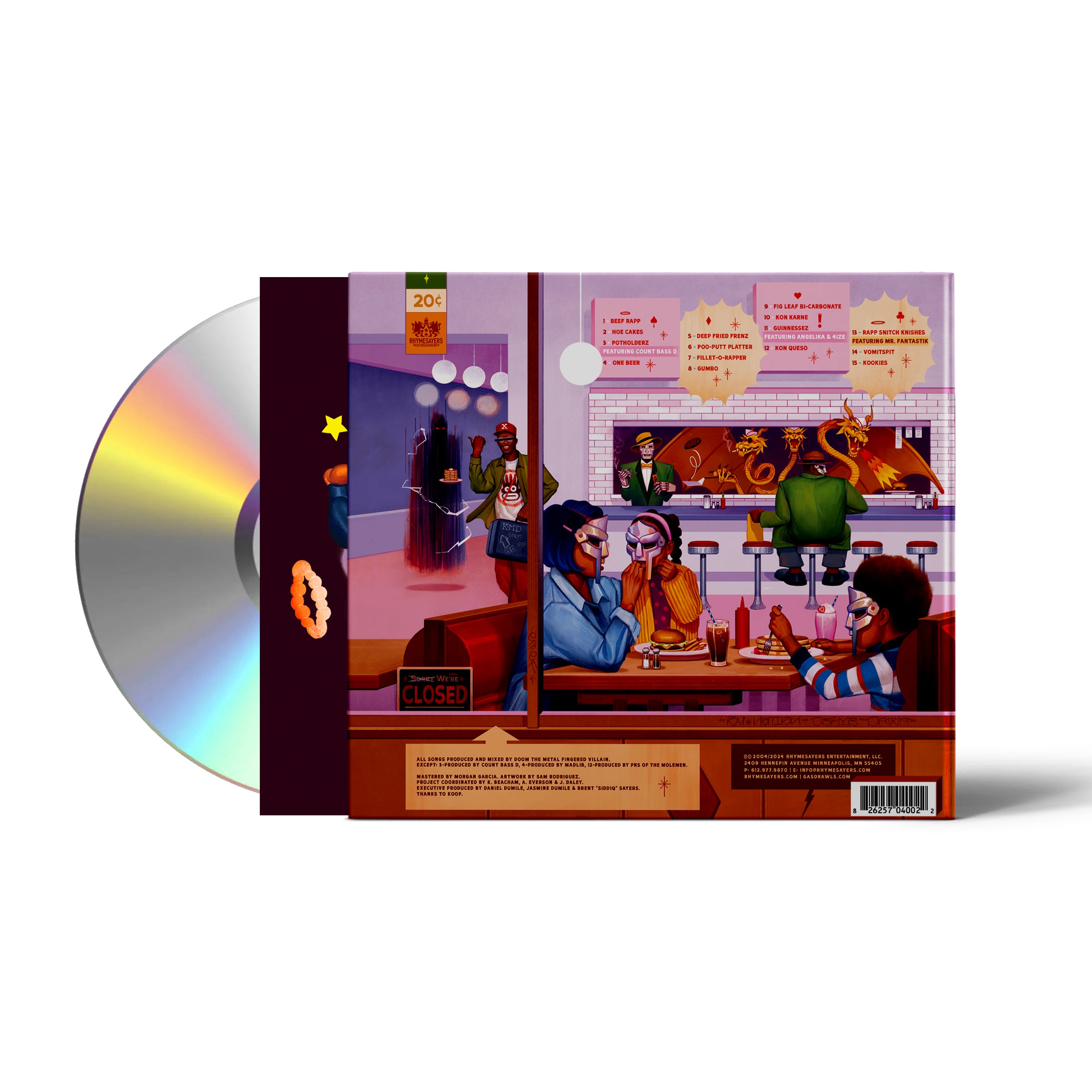 MM..FOOD (20th Anniversary Edition) CD – GAS DRAWLS