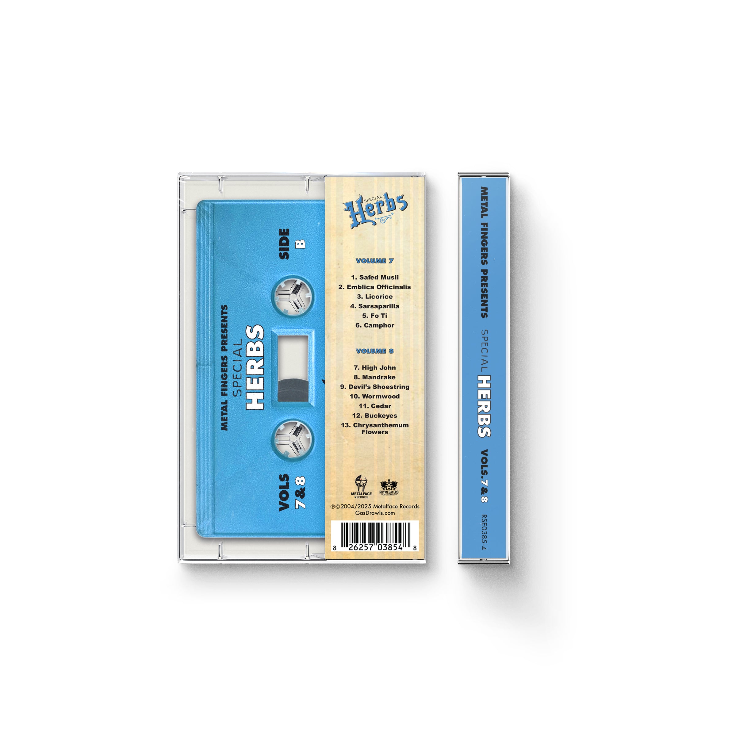 Metal Fingers Presents: Special Herbs Vol. 7 & 8 (Cassette) – GAS