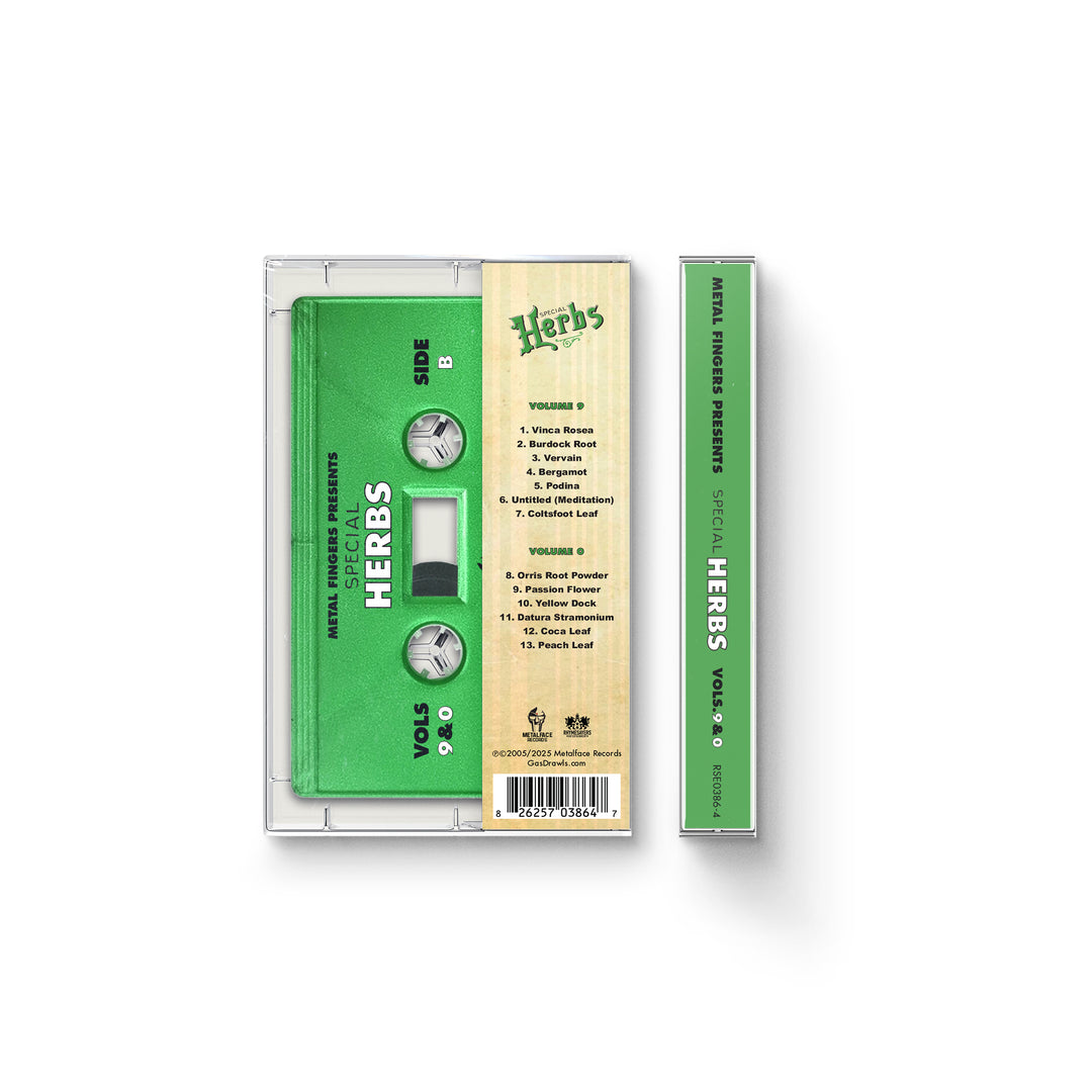 Metal Fingers Presents: Special Herbs Vol. 9 & 0 (Cassette) – GAS