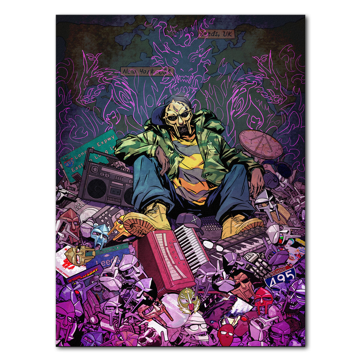 MF DOOM x Sanford Greene - Print (Timed Edition)