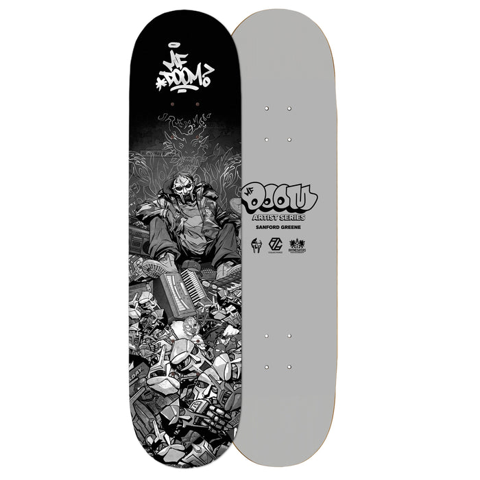 MF DOOM x Sanford Greene - Skate Deck (Silver Foil Edition)