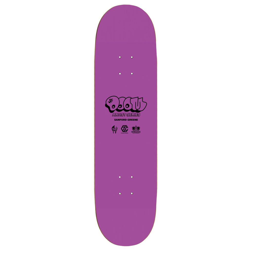 MF DOOM x Sanford Greene - Skate Deck (Rainbow Foil Edition)