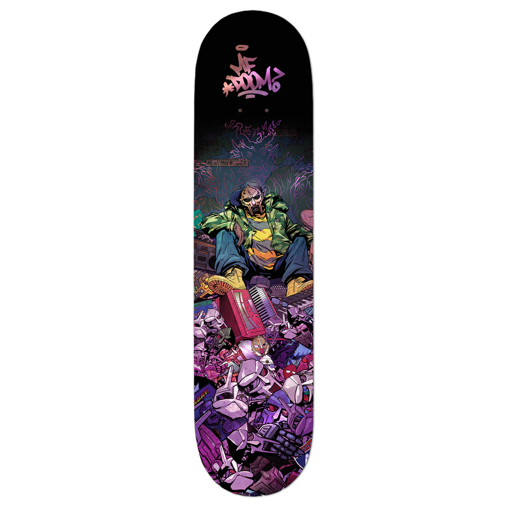 MF DOOM x Sanford Greene - Skate Deck (Rainbow Foil Edition)