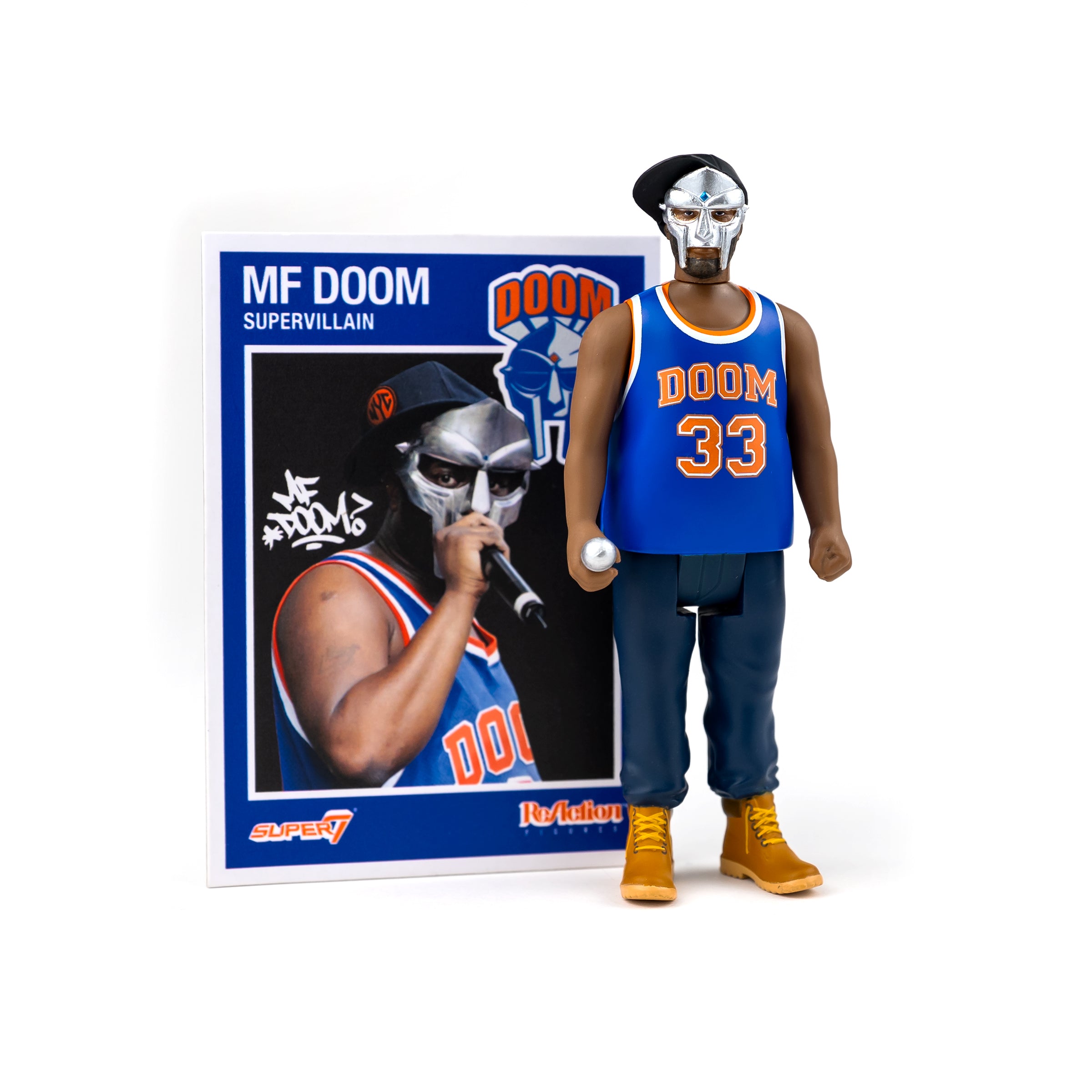 MF DOOM NYC SuperVillain ReAction フィギュア MF DOOM ReAction Figures MF DOOM (NYC) – Beat Street Records