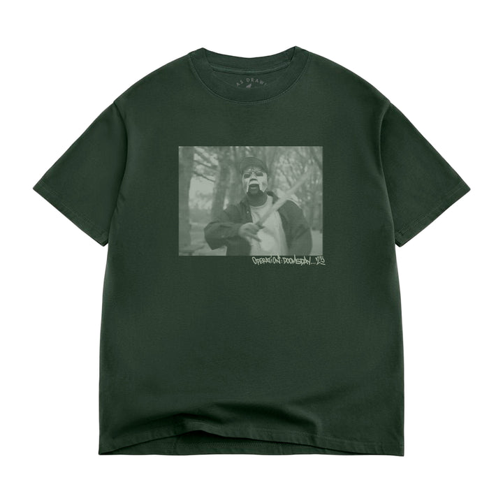 DOOM Human Noise オリジナル Tシャツ　gism Doomsday 25 Shirt - Green – GASDRAWLS