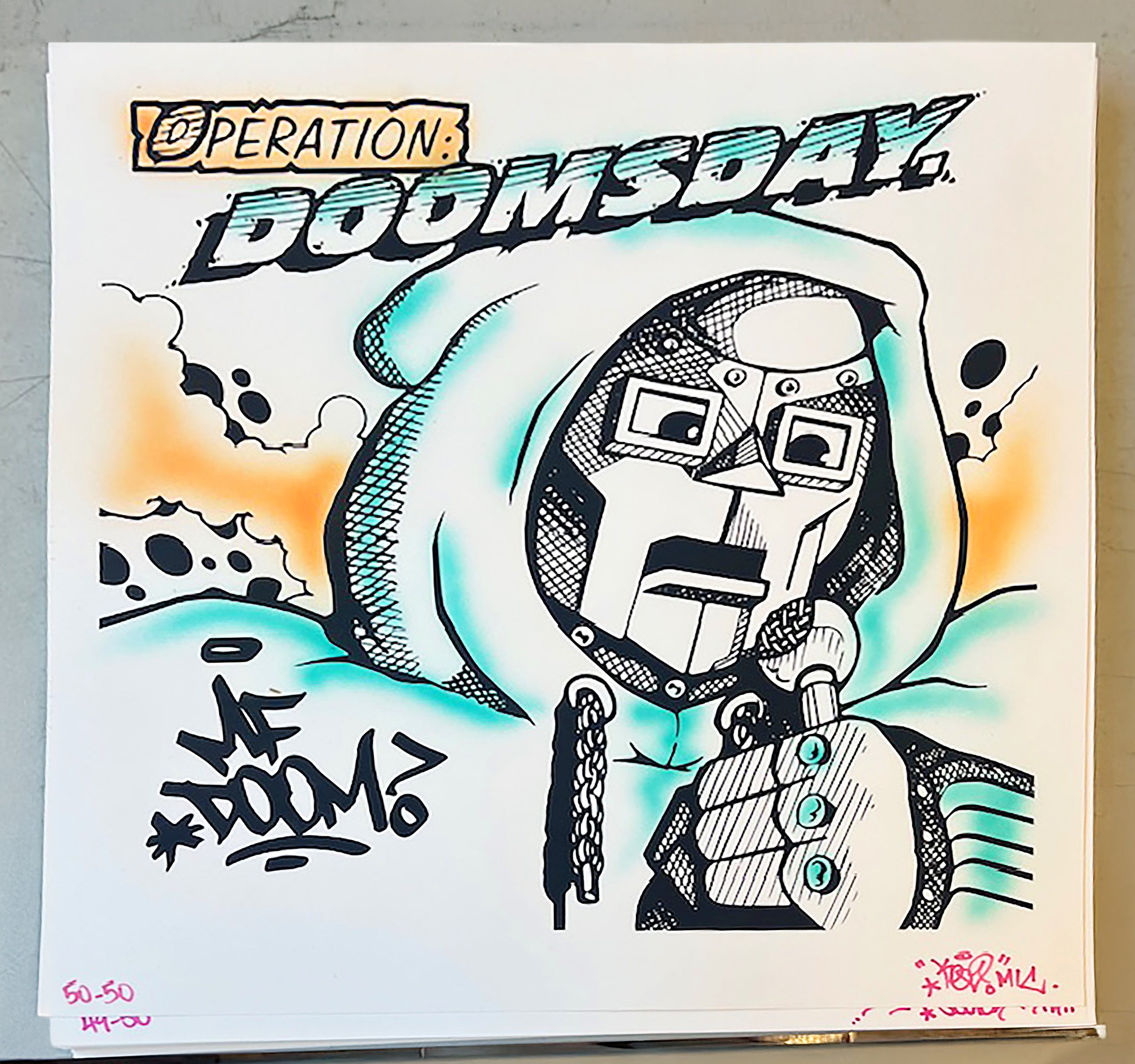 [G-RAPシールド] MUSHOCK - DOOMSDAY MF DOOM- OPERATION DOOMSDAY - VINYL LP RECORD - ALTERNATE COVER