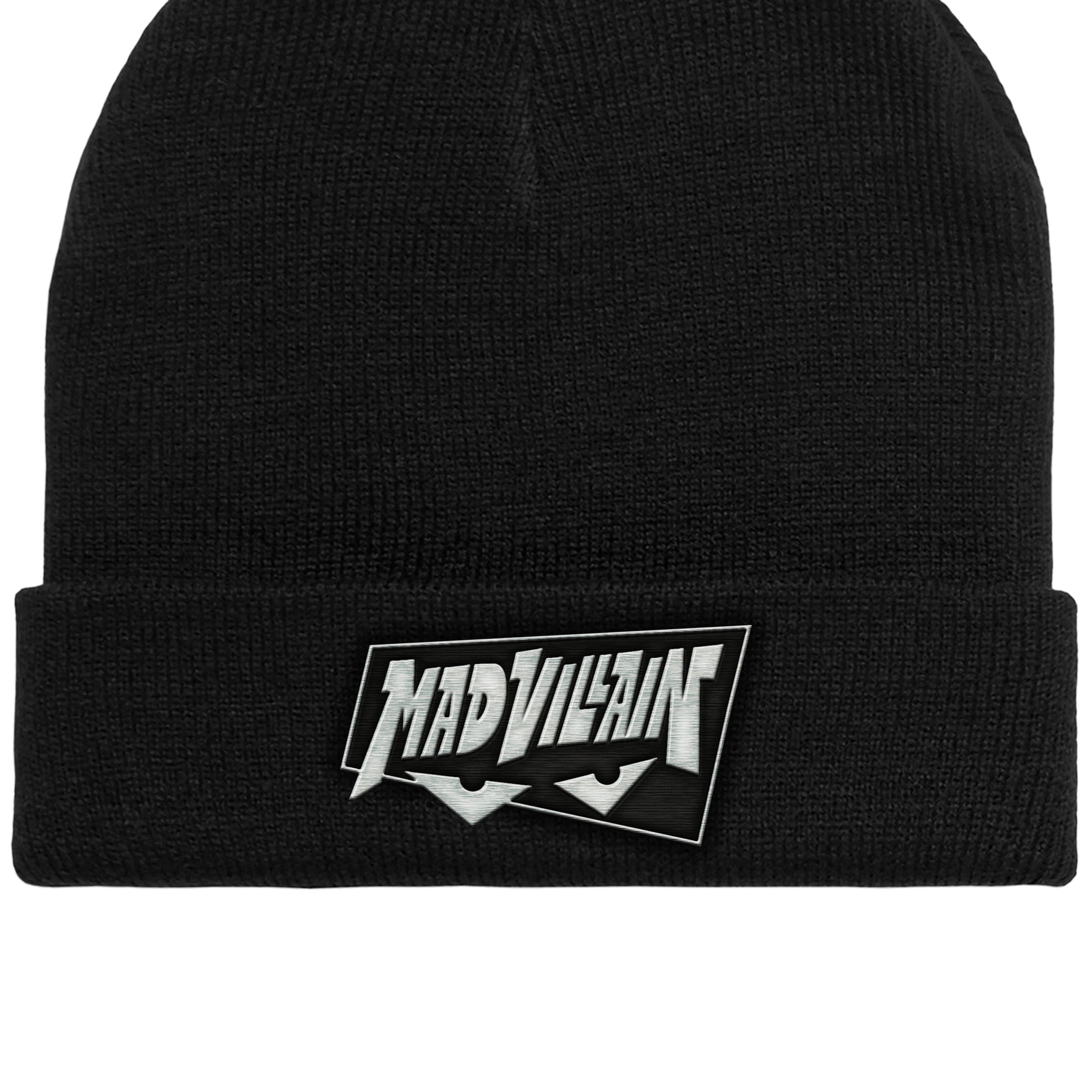 MADVILLAIN "EYES" BLACK KNIT BEANIE