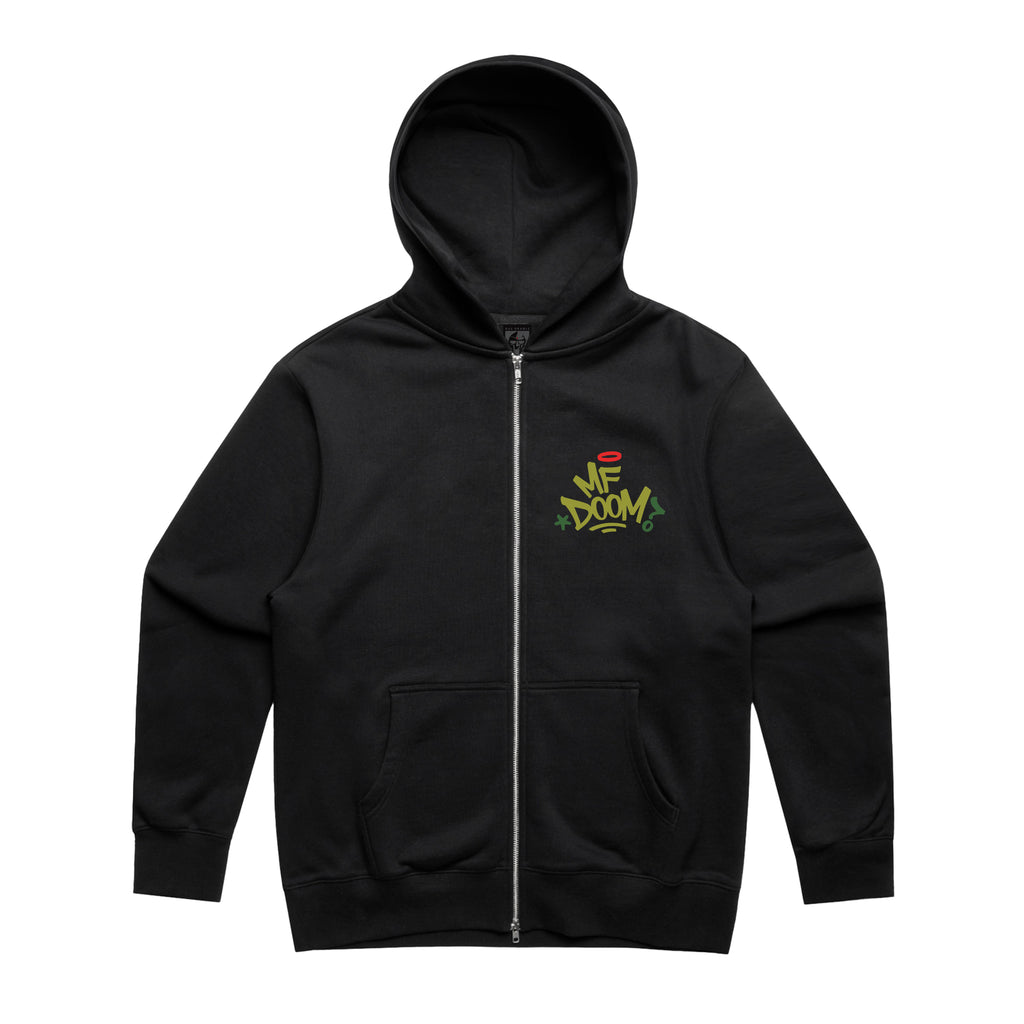 Fight Cloud Zip Hoodie - Black