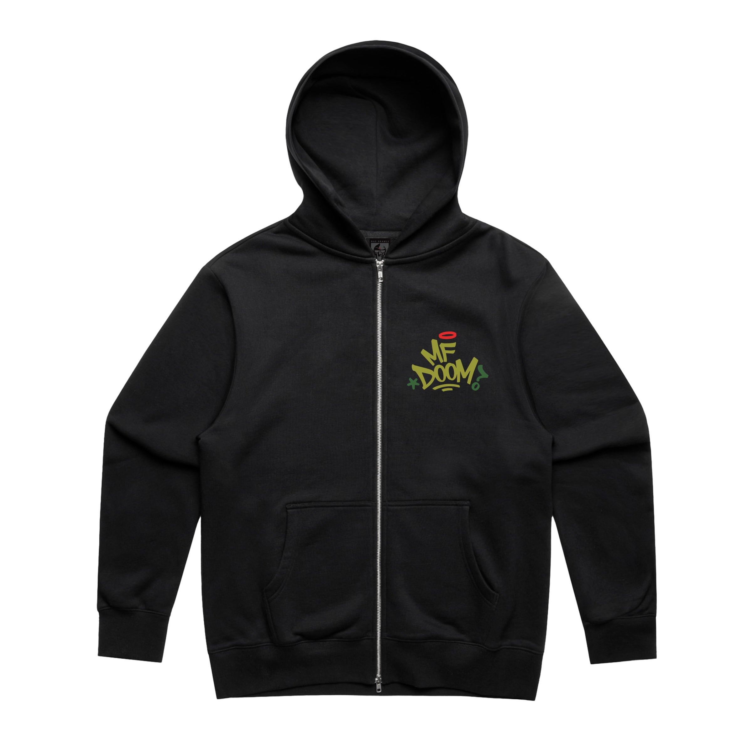 Fight Cloud Zip Hoodie - Black