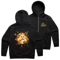 Fight Cloud Zip Hoodie - Black