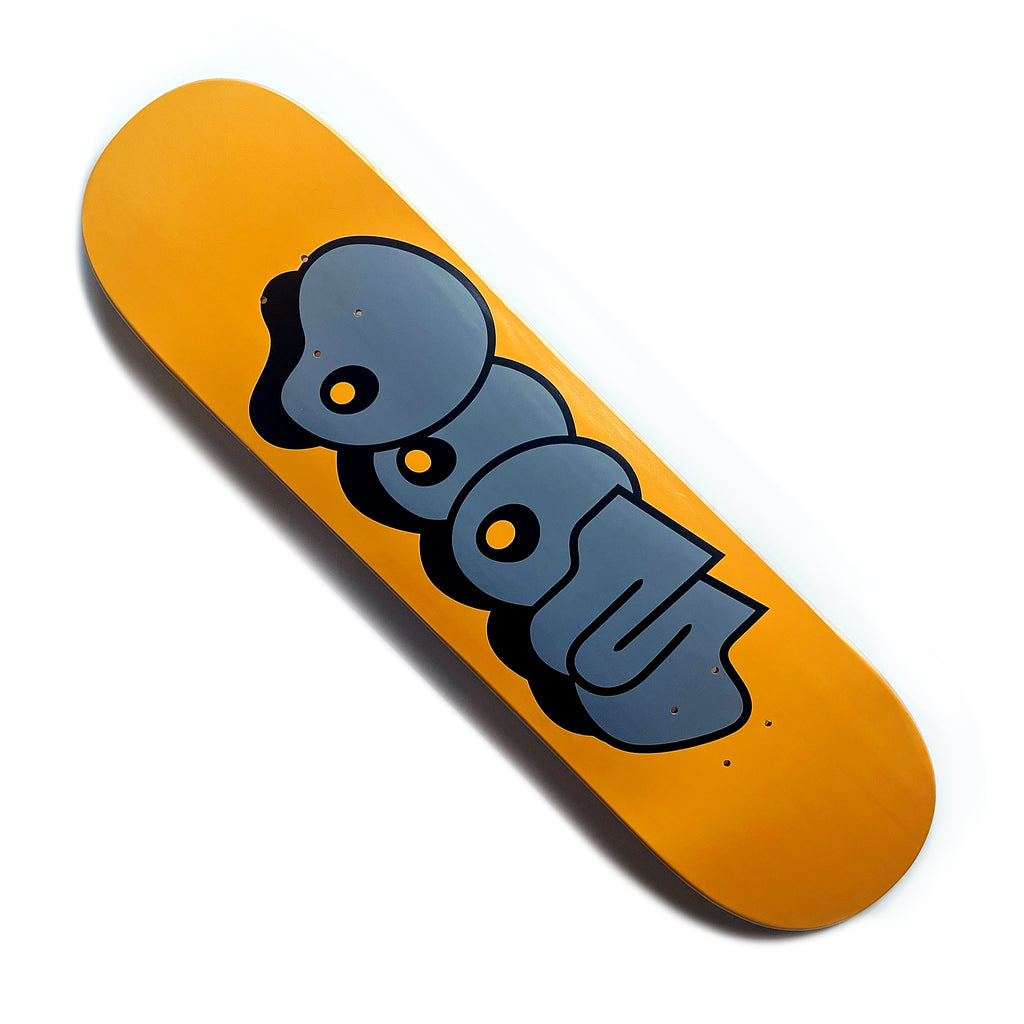 THROW SKATE DECK - GOLD