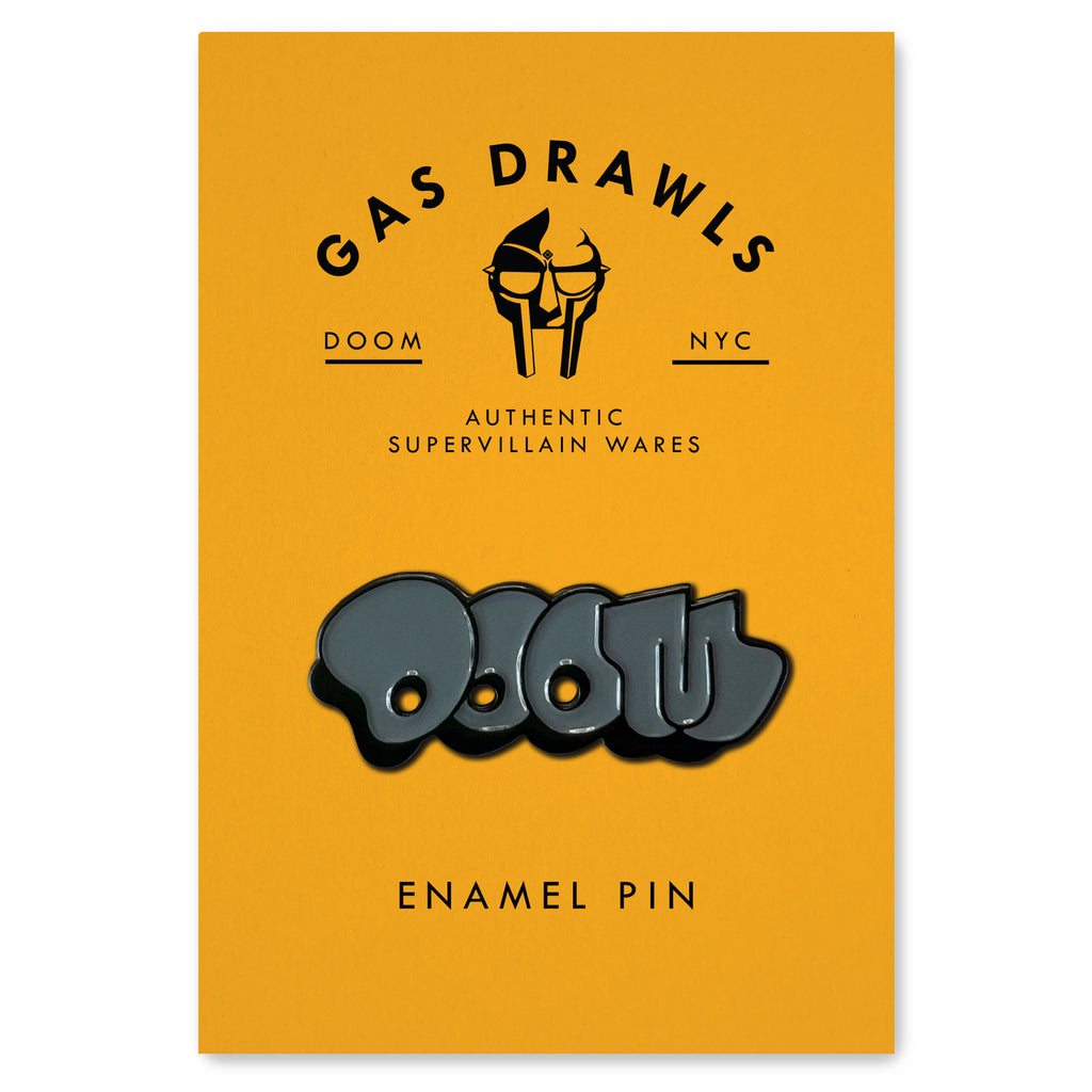 THROW ENAMEL PIN - BLACK & GRAY