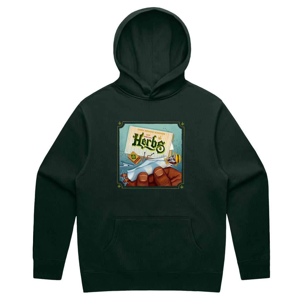 4/20 Special Herbs Hoodie (Pine Green)