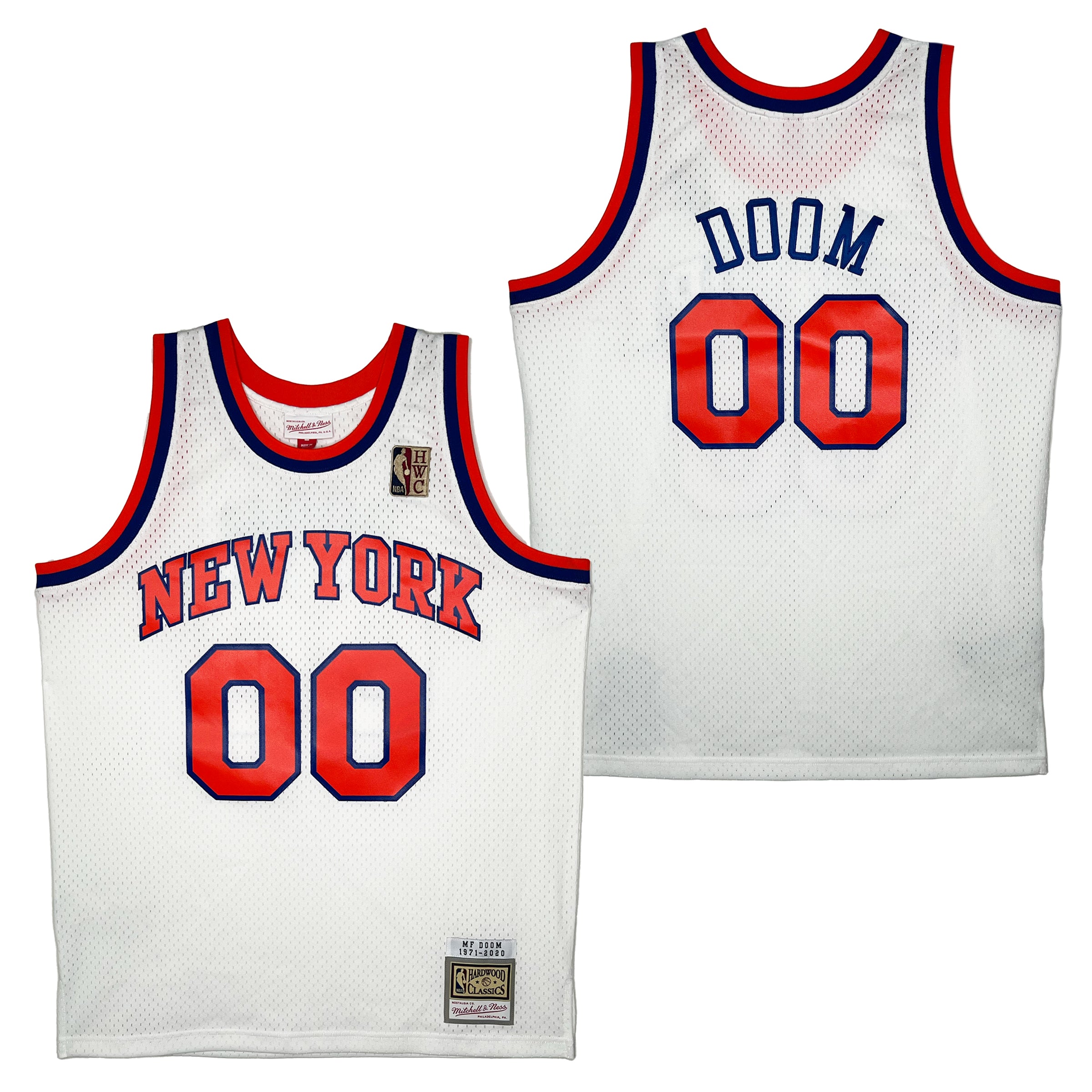 DOOMSDAY 2025: Mitchell & Ness Knicks Jersey - White