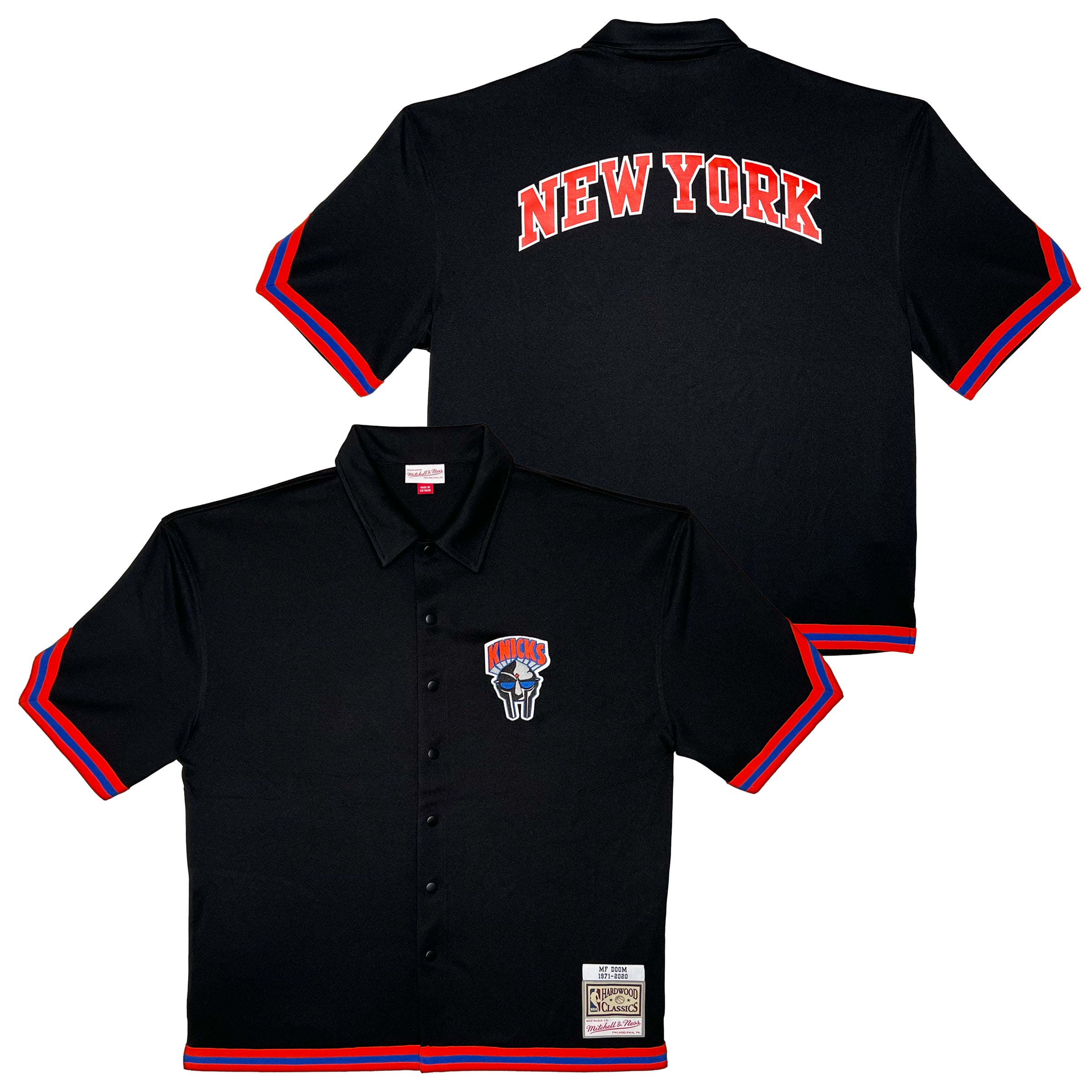 DOOMSDAY 2025: Mitchell & Ness Knicks Shooting Shirt - Black
