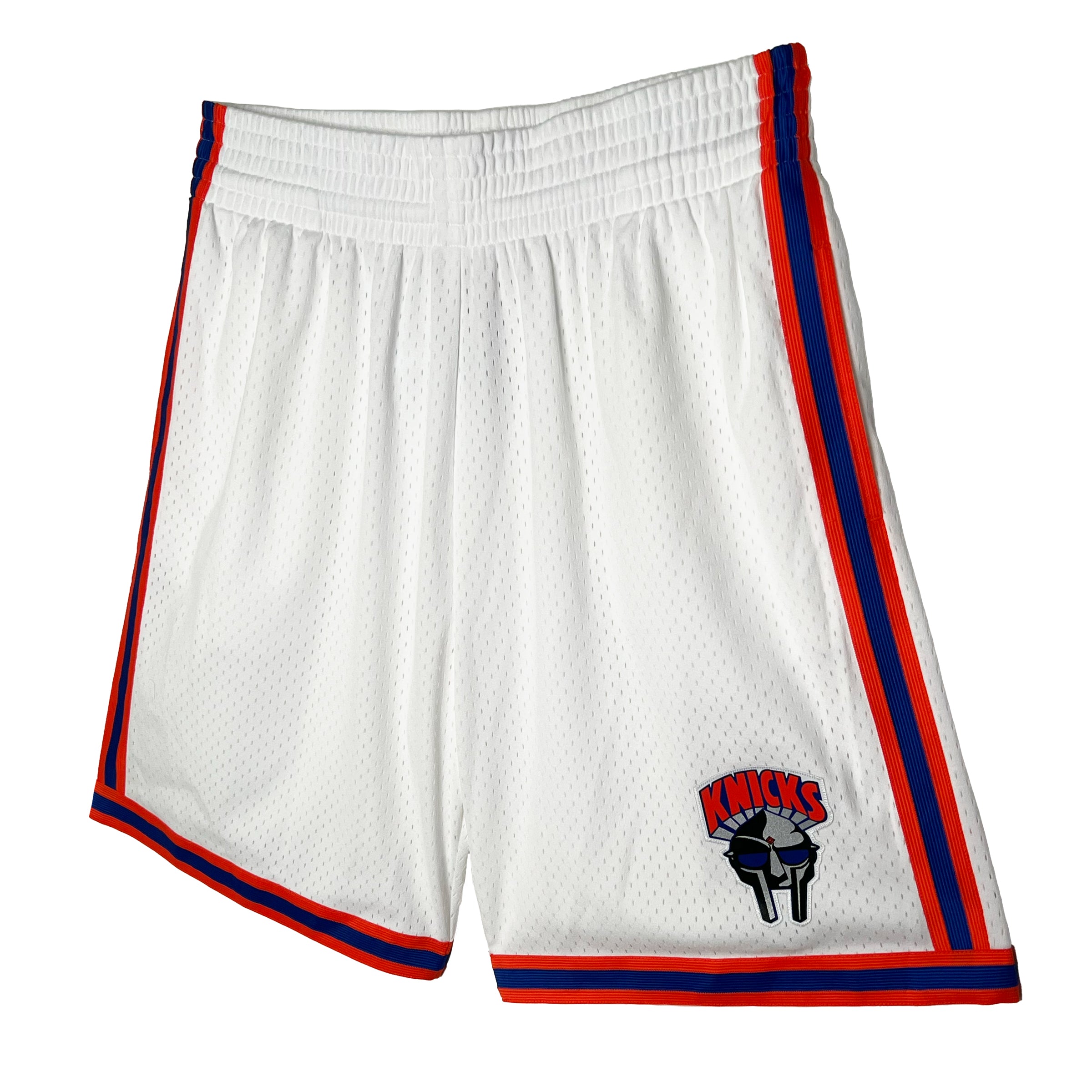 DOOMSDAY 2025: Mitchell & Ness Knicks Shorts - White – GAS DRAWLS