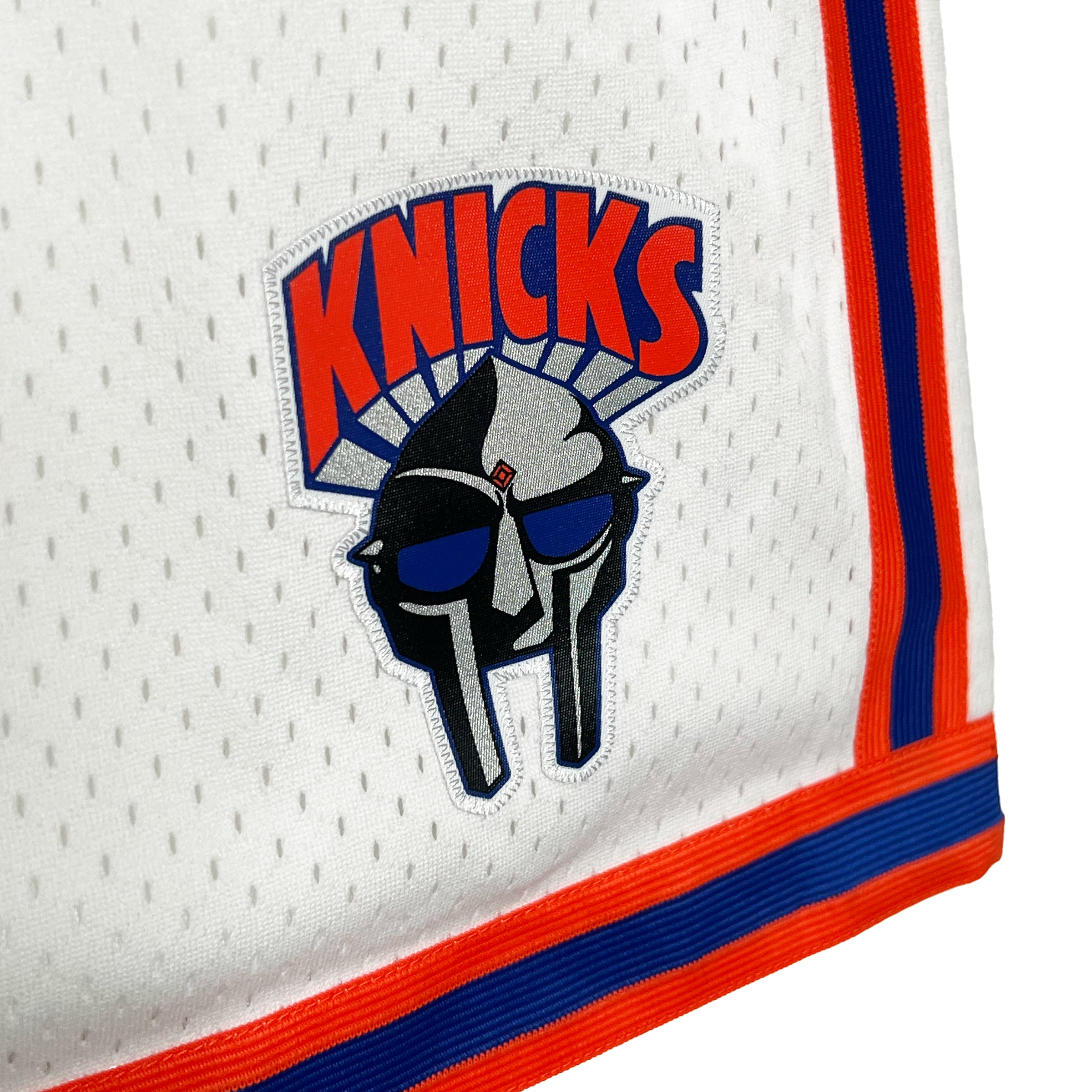 DOOMSDAY 2025: Mitchell & Ness Knicks Shorts - White