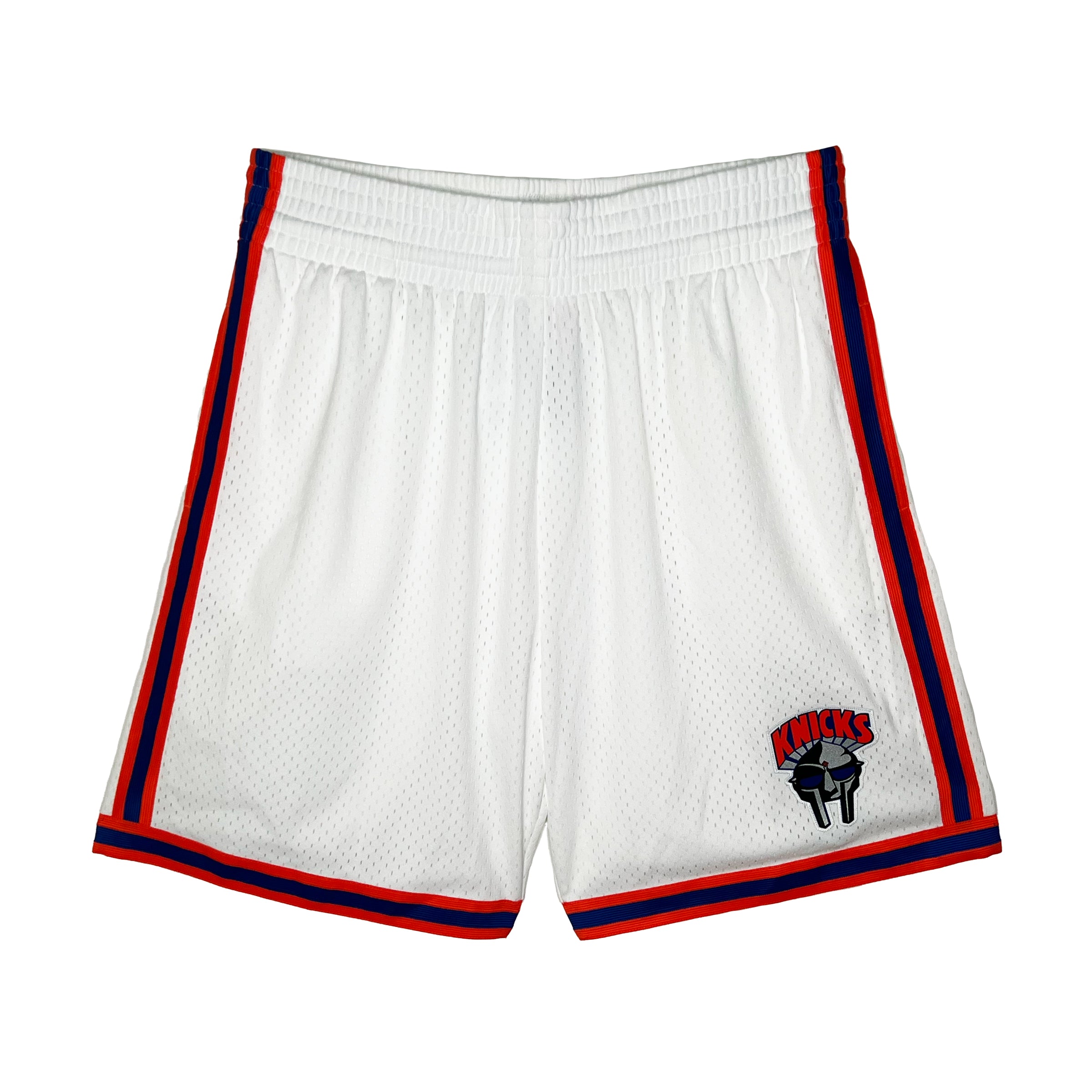 DOOMSDAY 2025: Mitchell & Ness Knicks Shorts - White