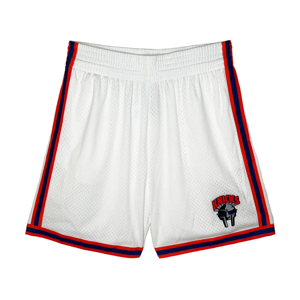 DOOMSDAY 2025: Mitchell & Ness Knicks Shorts - White – GAS DRAWLS