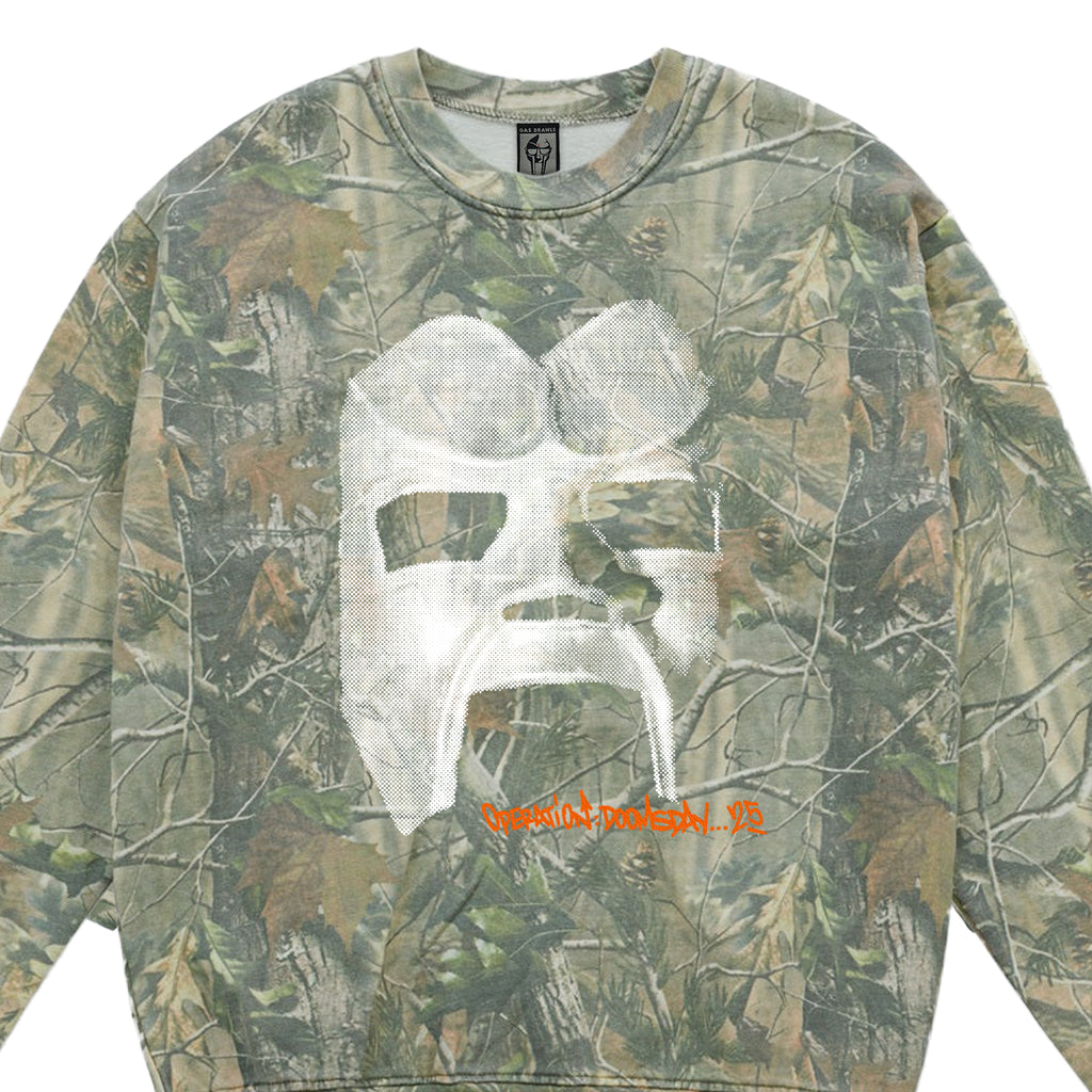 Mask 25 Crewneck - Camo
