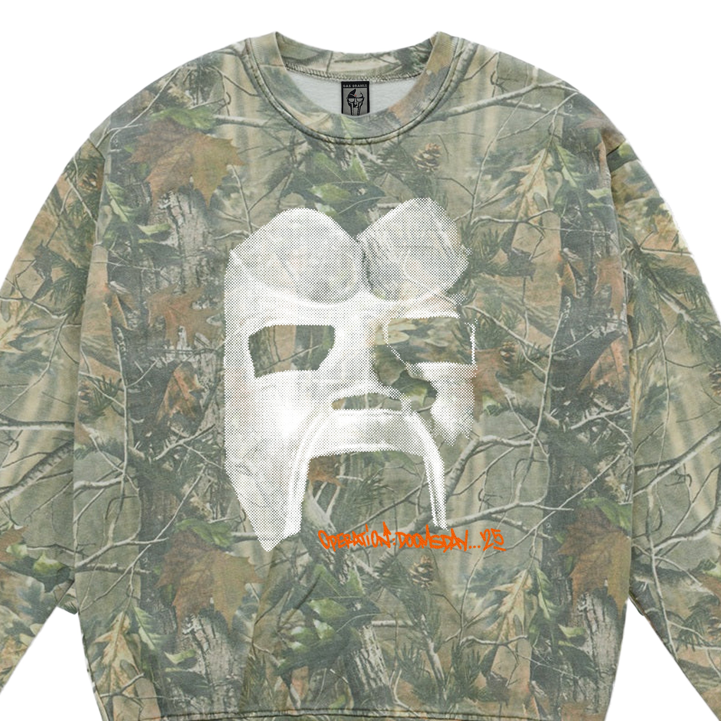 Mask 25 Crewneck - Camo