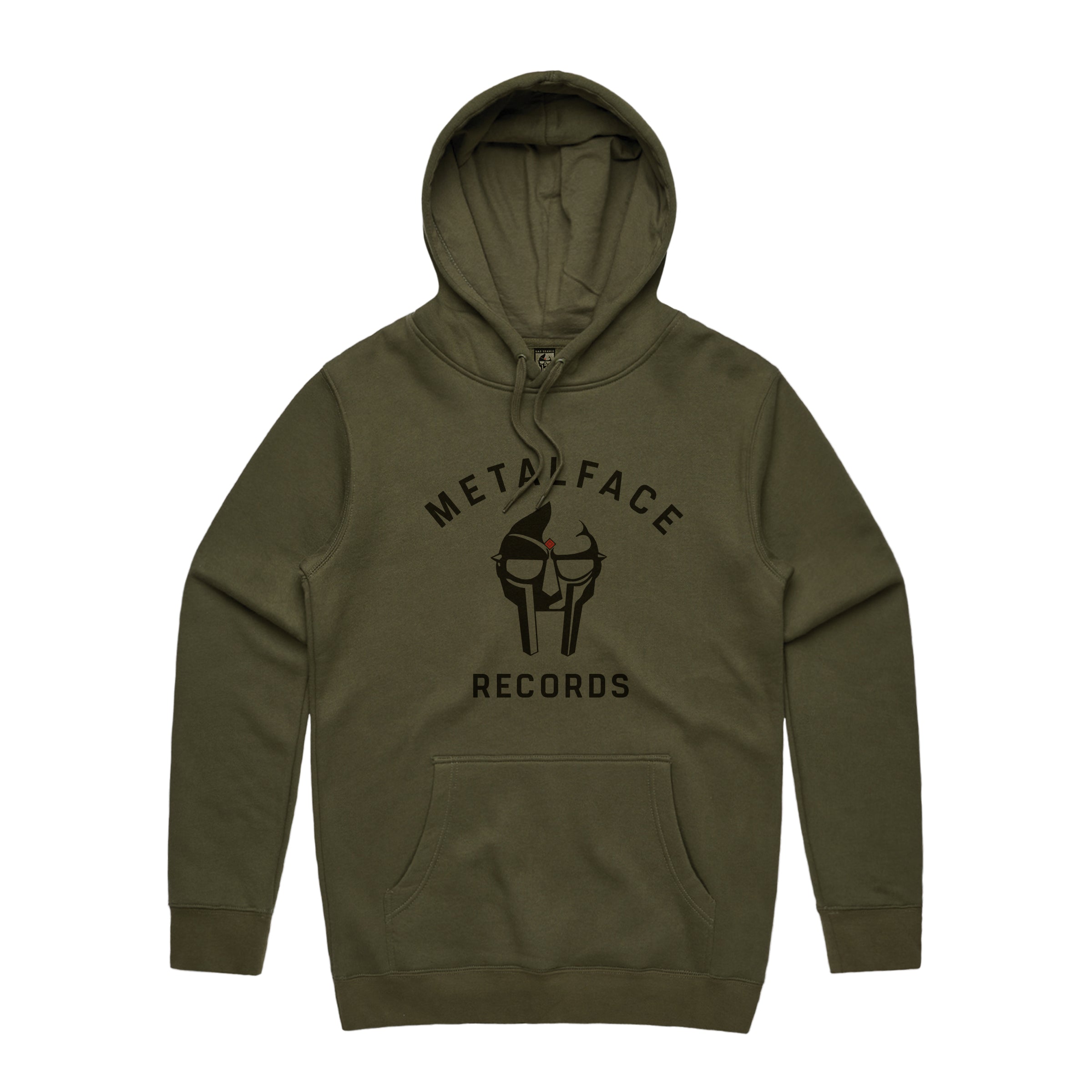 Metalface Records Hoodie - Army