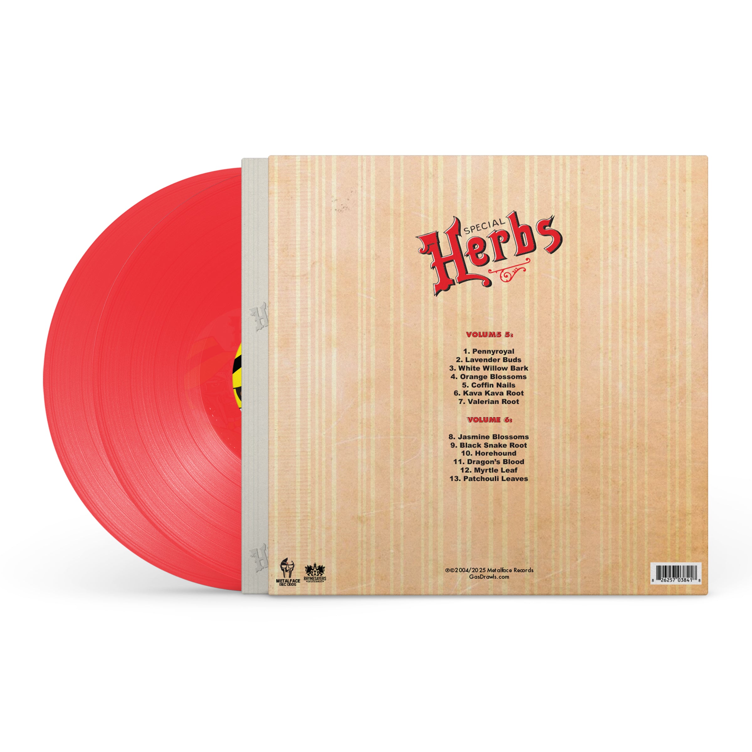 洋楽 Special herbs Volume 5 & 6 LP by MF Doom Metal Fingers Presents: Special Herbs Vol. 5 & 6 (Vinyl
