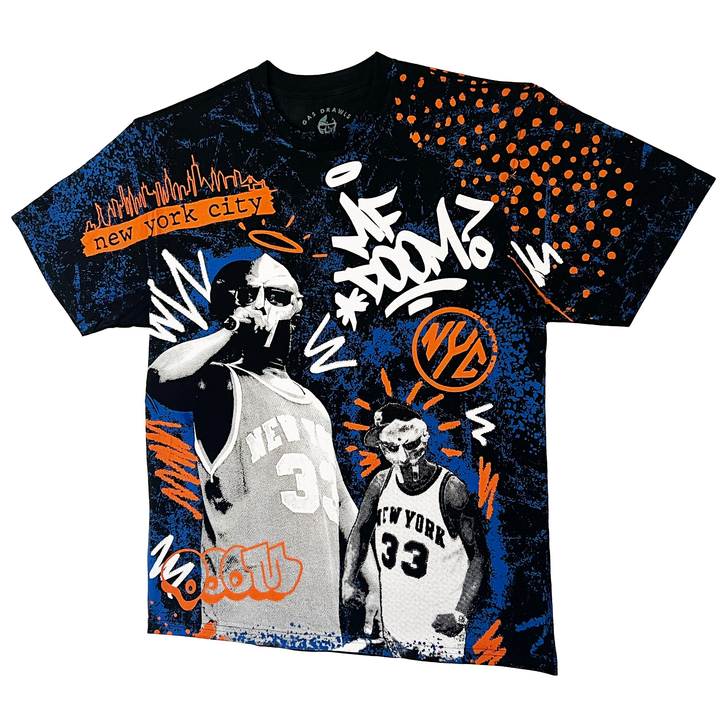 everyone 2025S/S ハイゲージコットンTシャツ XL 新品 DOOMSDAY 2025: NYC Oversize Print Shirt – GAS DRAWLS