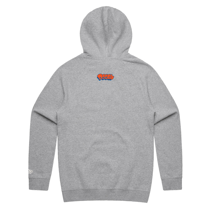 DOOMSDAY 2025: New Era Knicks Hoodie - Heather Gray – GASDRAWLS