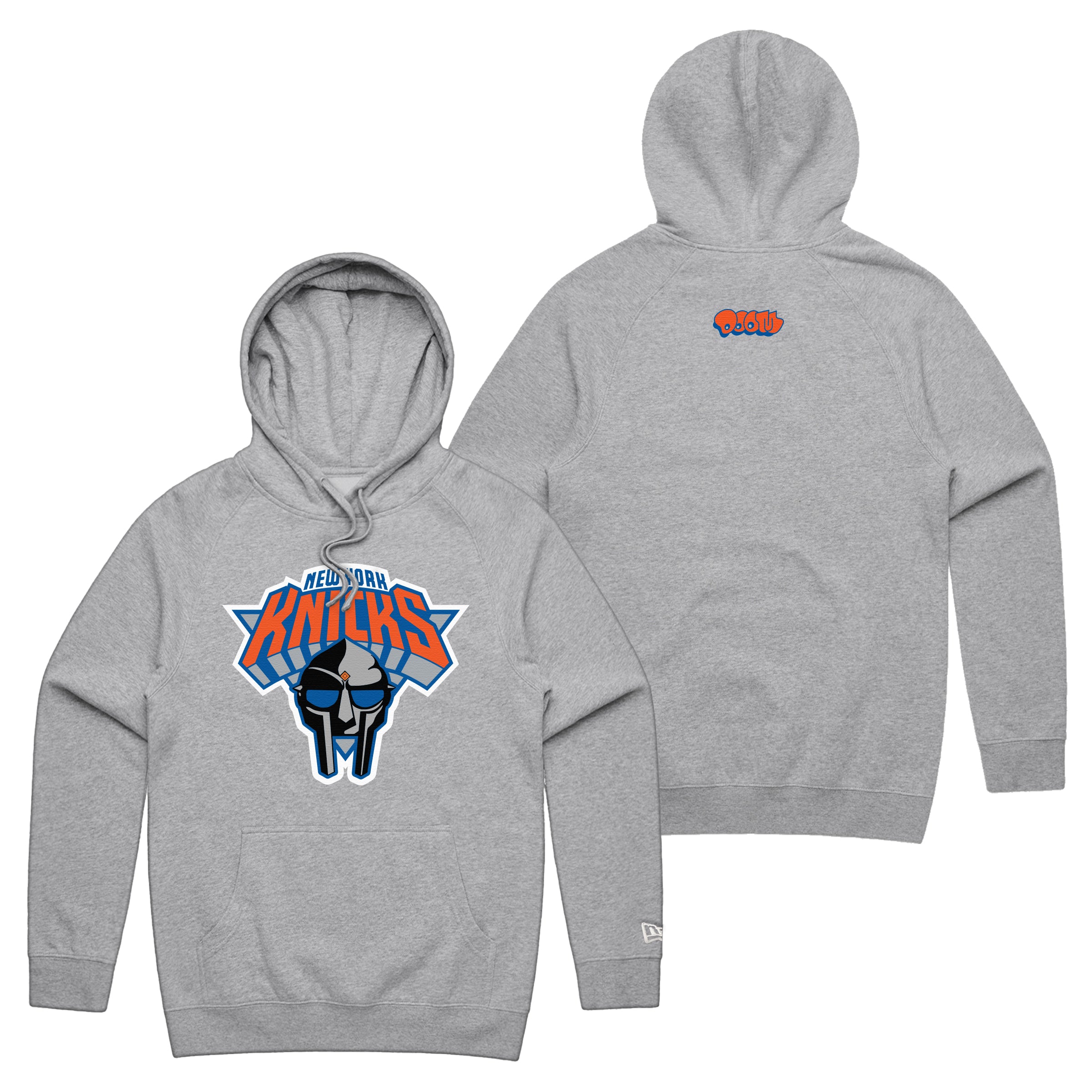 DOOMSDAY 2025: New Era Knicks Hoodie - Heather Gray