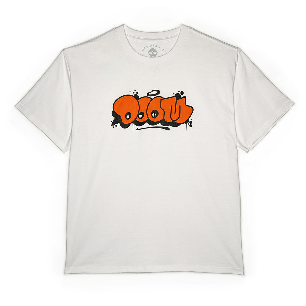 THROW SHIRT - BLACK & ORANGE